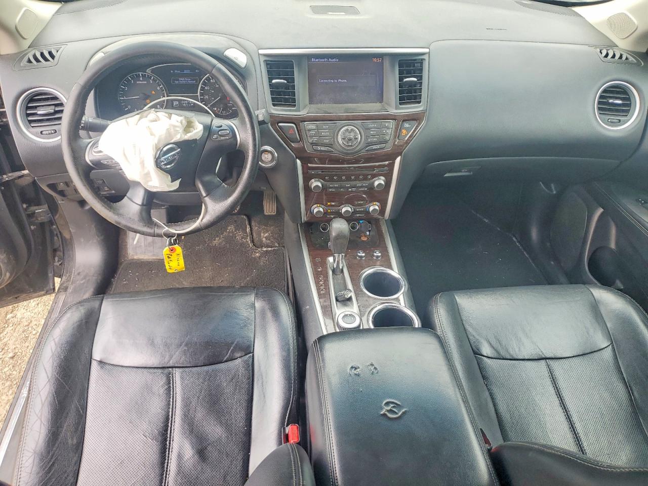 2014 Nissan Pathfinder S Black vin: 5N1AR2MM1EC609098