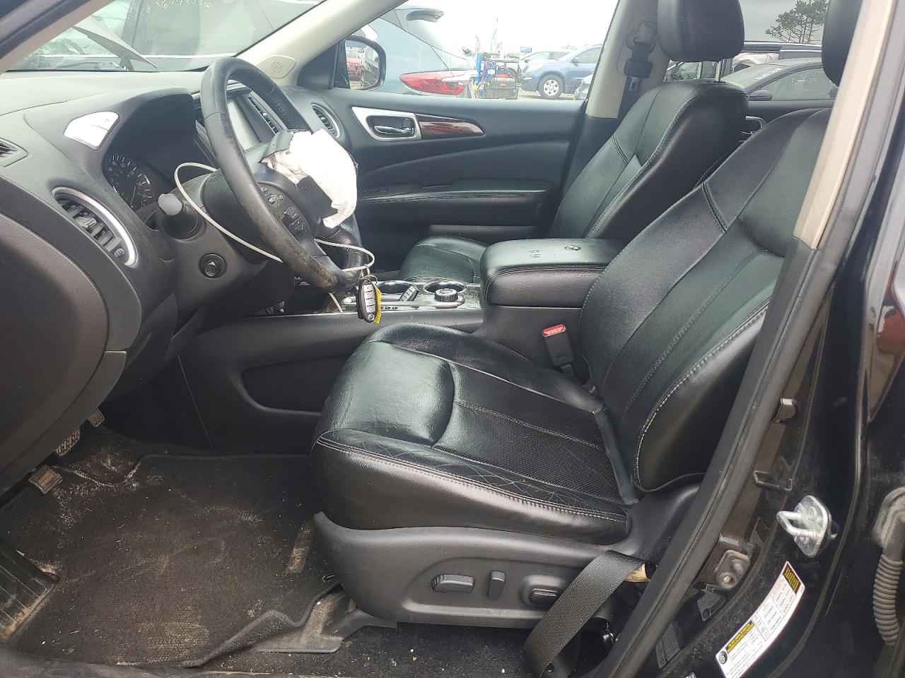 2014 Nissan Pathfinder S Black vin: 5N1AR2MM1EC609098