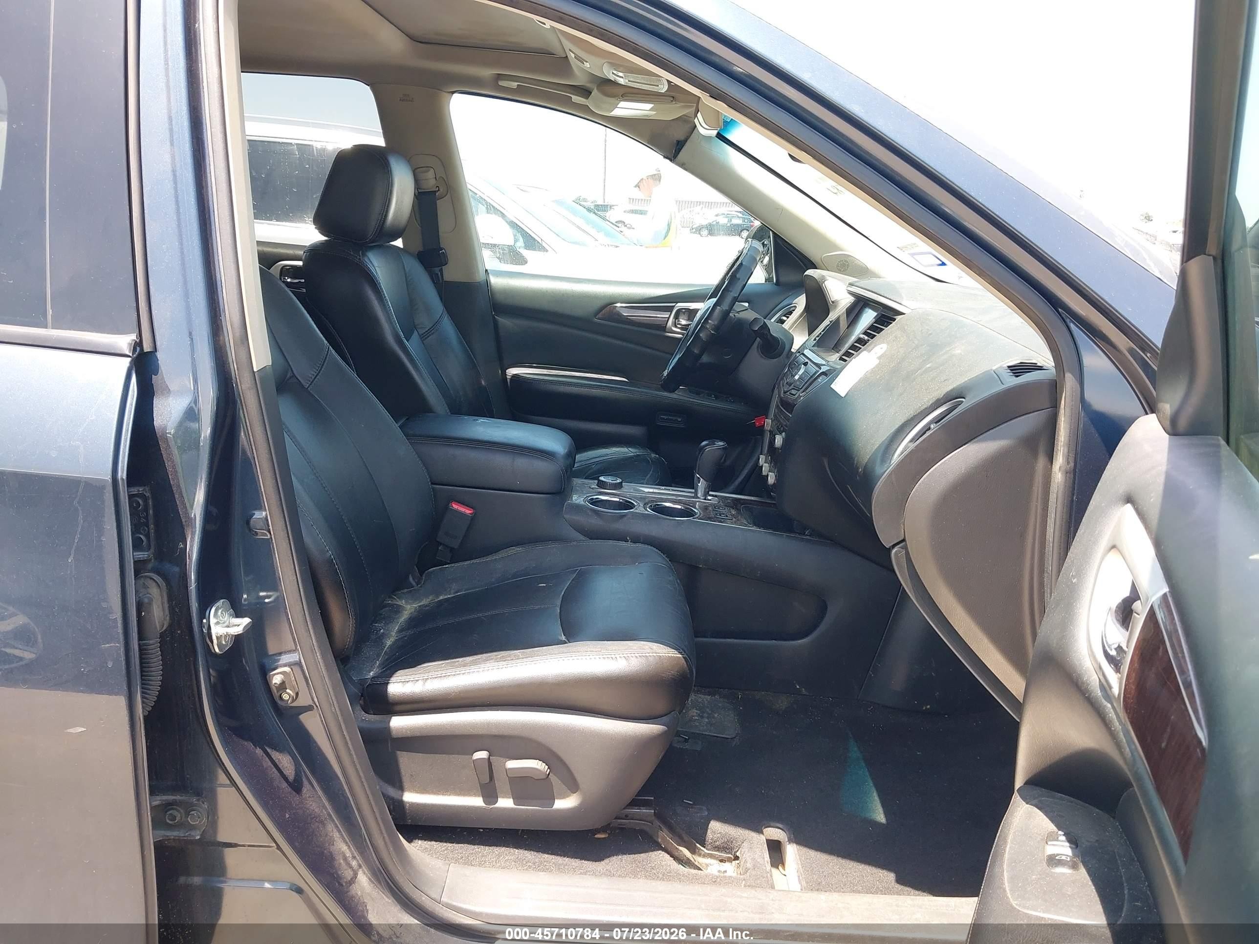 2014 Nissan Pathfinder Sl Blue vin: 5N1AR2MM1EC614298