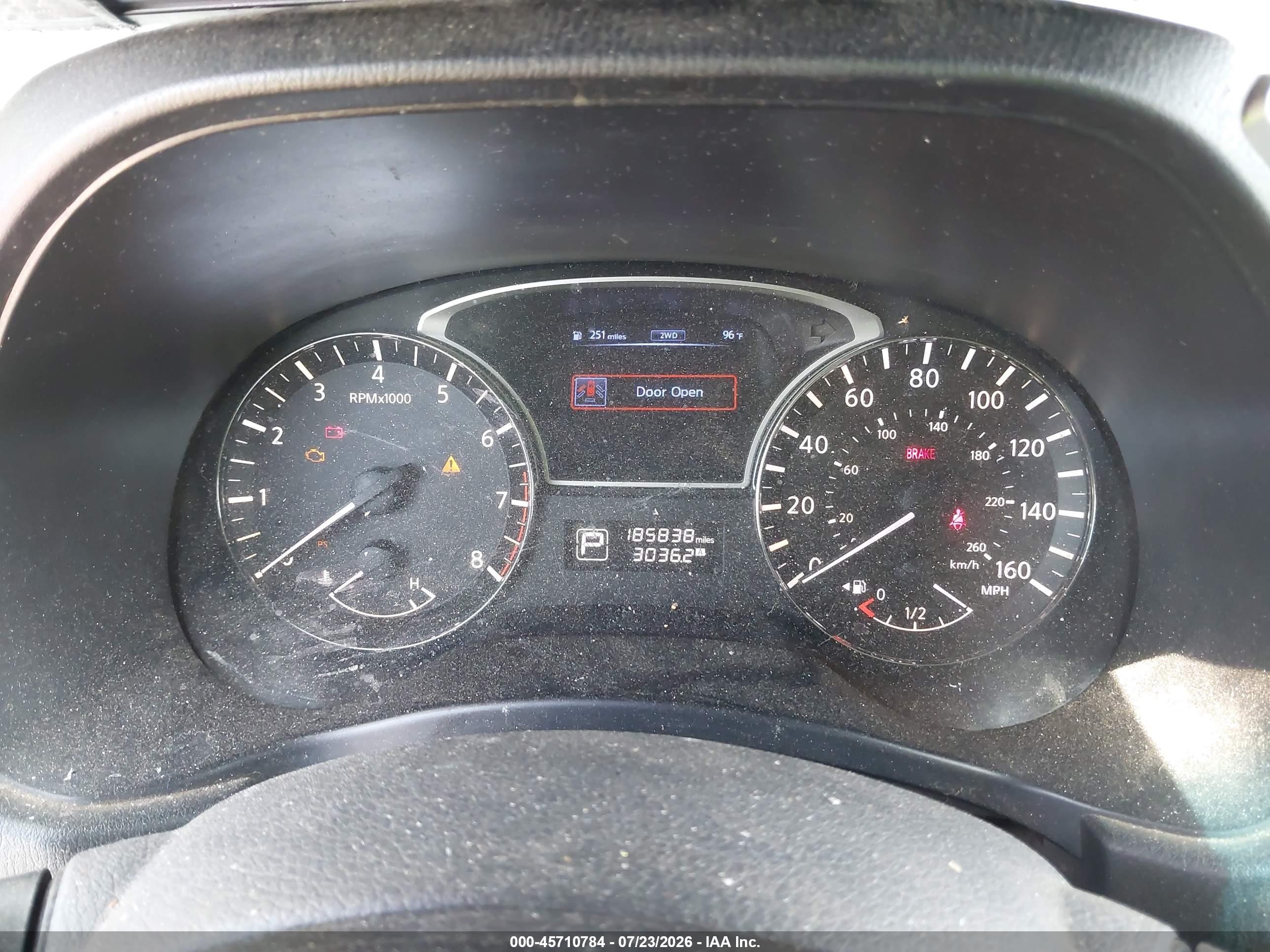 2014 Nissan Pathfinder Sl Blue vin: 5N1AR2MM1EC614298