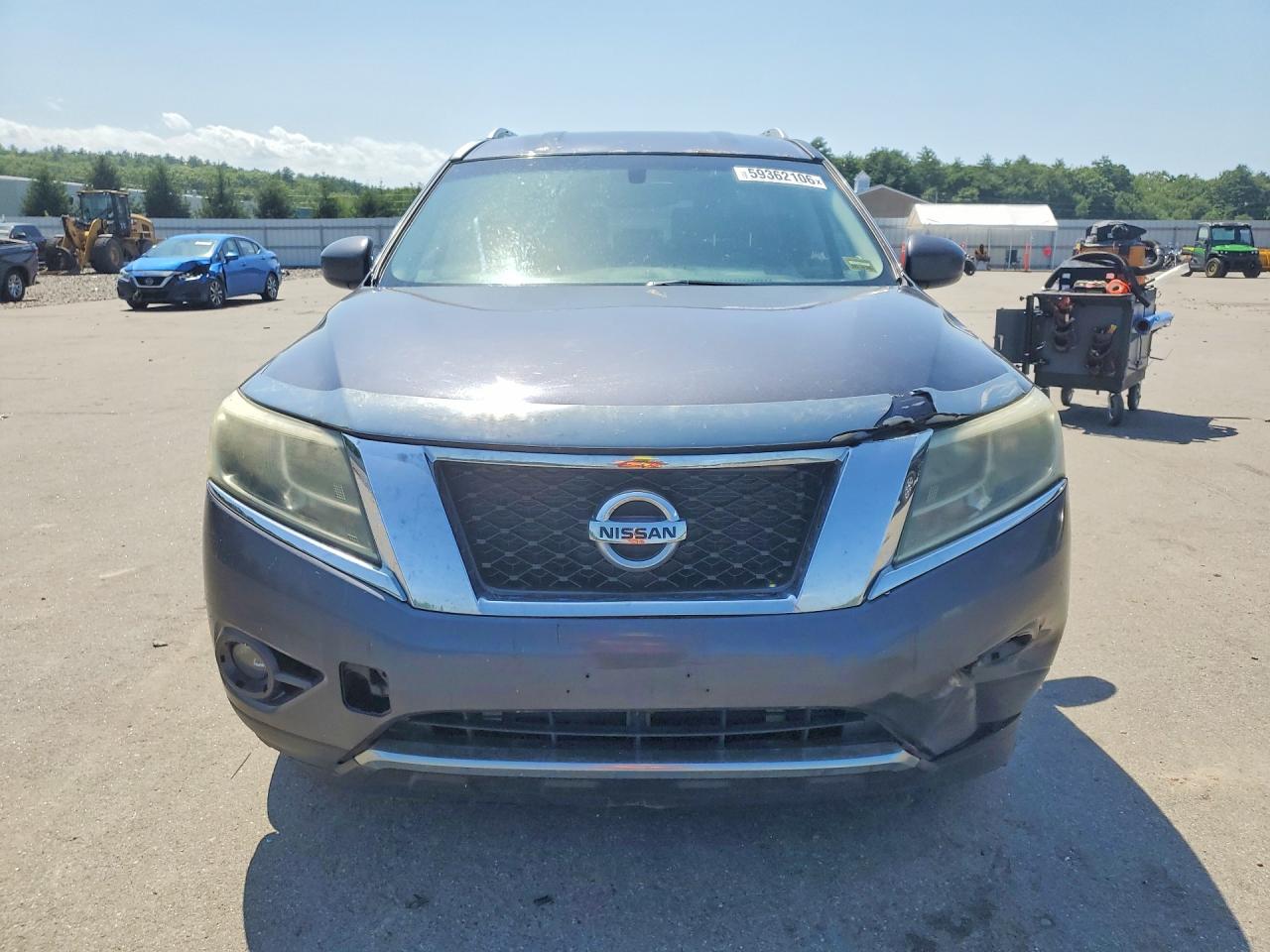 2014 Nissan Pathfinder S Серый vin: 5N1AR2MM1EC619713
