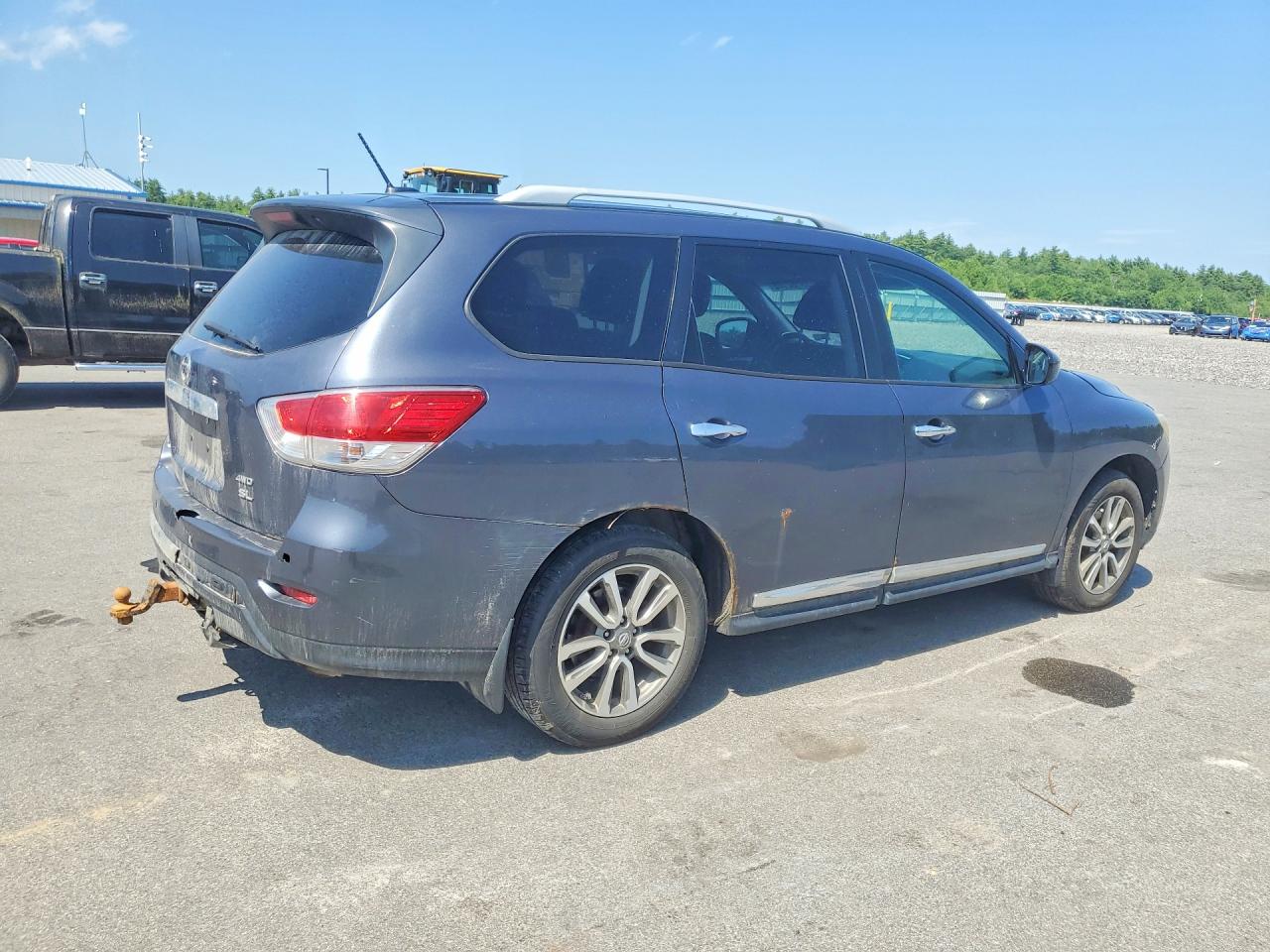 2014 Nissan Pathfinder S Серый vin: 5N1AR2MM1EC619713