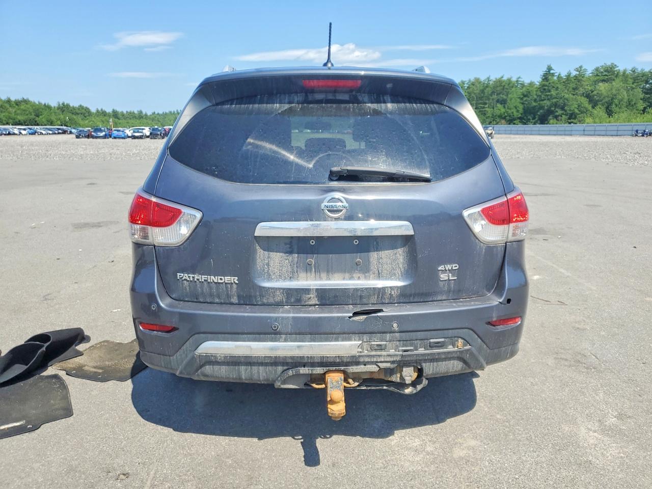2014 Nissan Pathfinder S Серый vin: 5N1AR2MM1EC619713