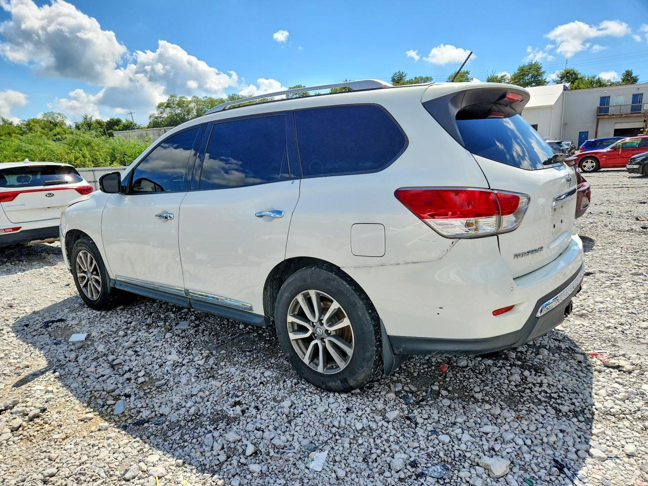 2014 Nissan Pathfinder White vin: 5N1AR2MM1EC620604