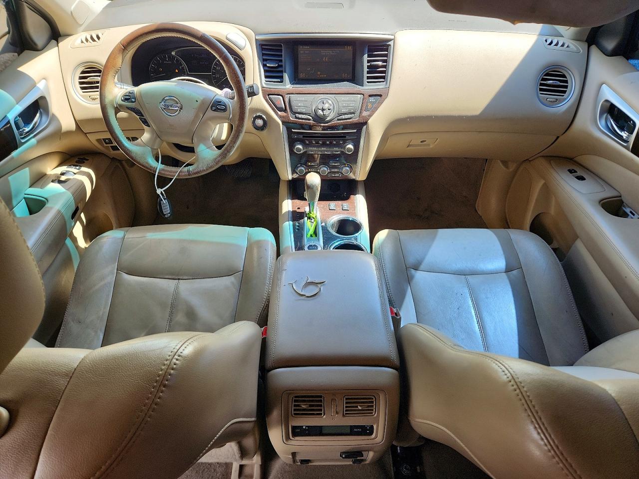 2014 Nissan Pathfinder White vin: 5N1AR2MM1EC620604
