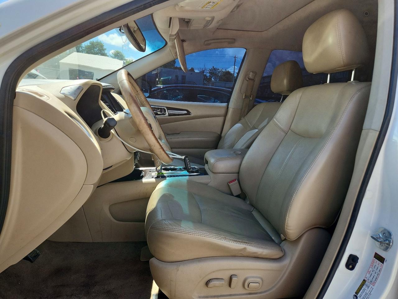 2014 Nissan Pathfinder White vin: 5N1AR2MM1EC620604