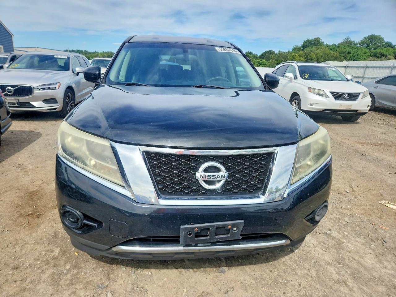 2014 Nissan Pathfinder S Black vin: 5N1AR2MM1EC627410