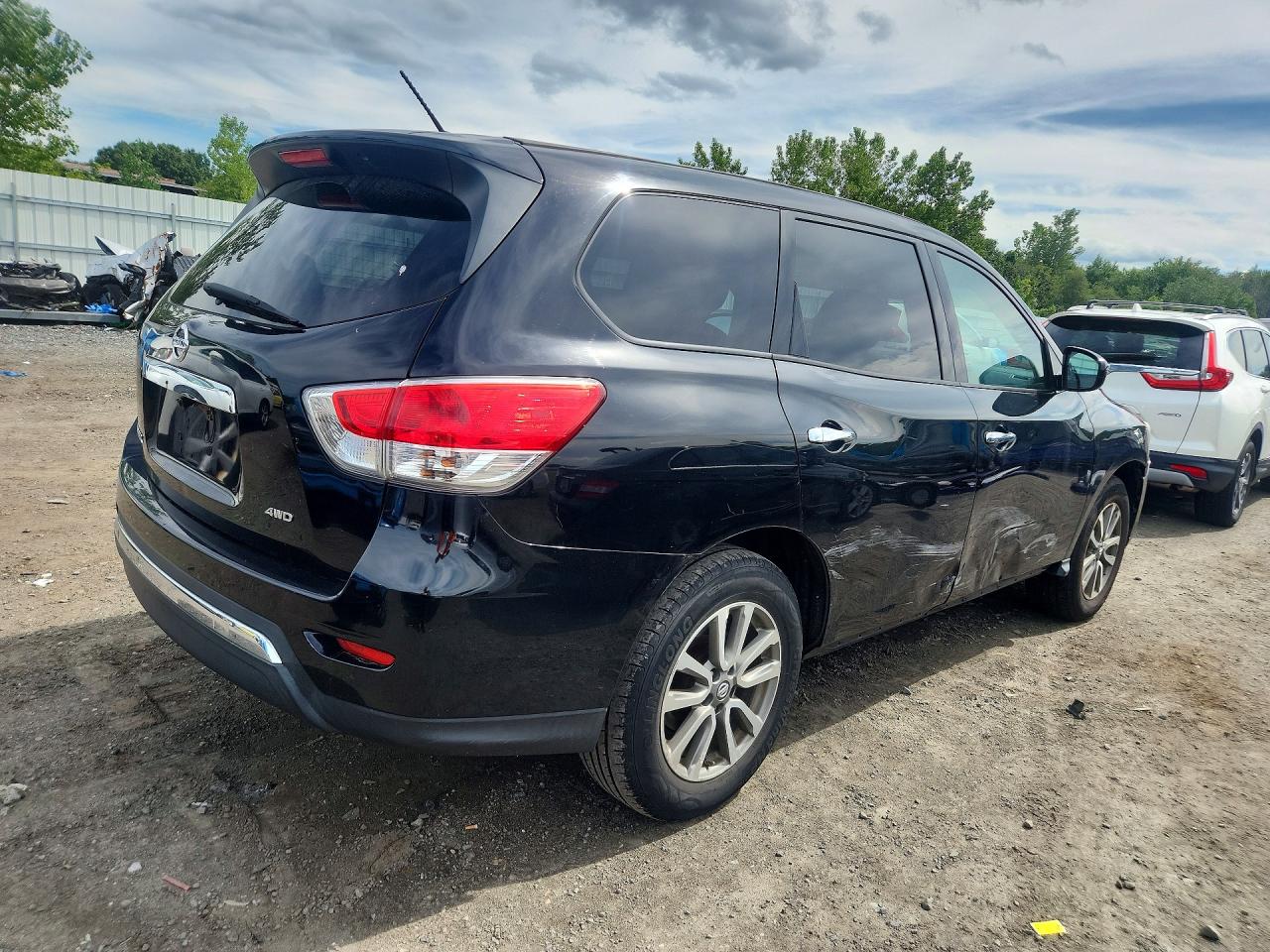 2014 Nissan Pathfinder S Black vin: 5N1AR2MM1EC627410