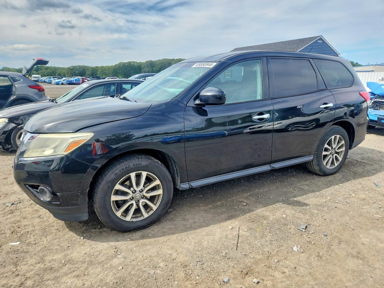 2014 Nissan Pathfinder S Black vin: 5N1AR2MM1EC627410