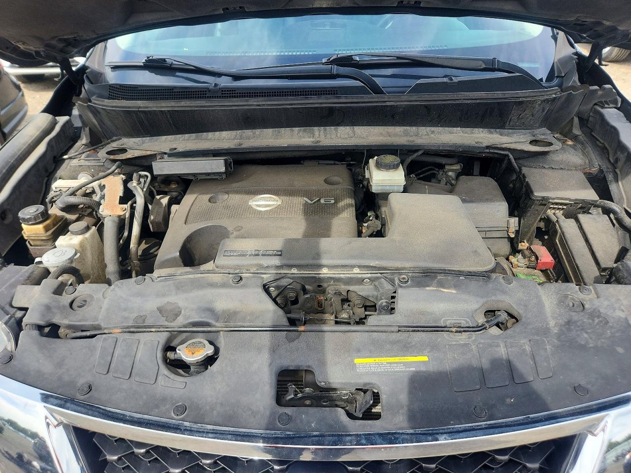2014 Nissan Pathfinder S Black vin: 5N1AR2MM1EC627410