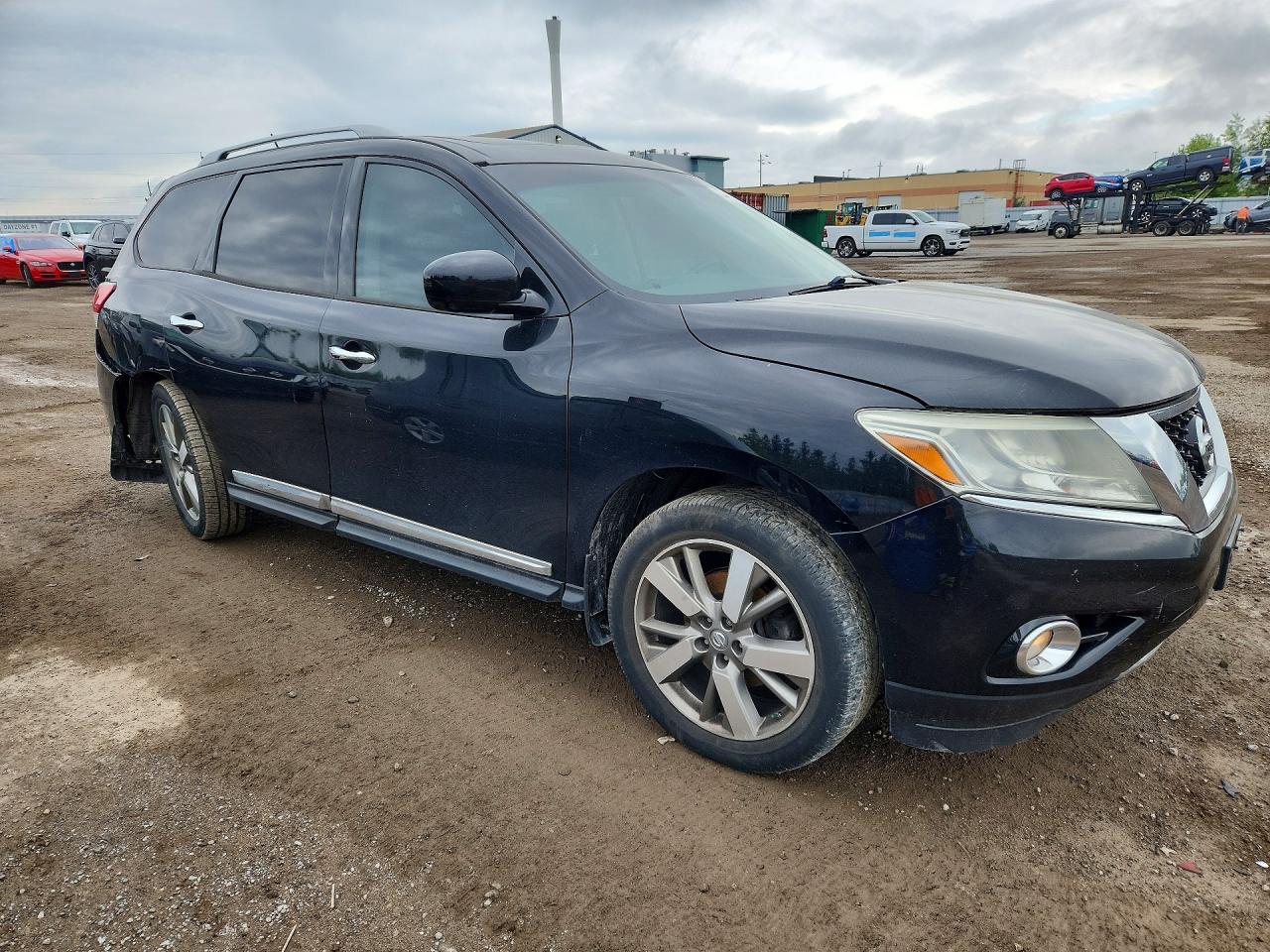 2014 Nissan Pathfinder S Черный vin: 5N1AR2MM1EC666403