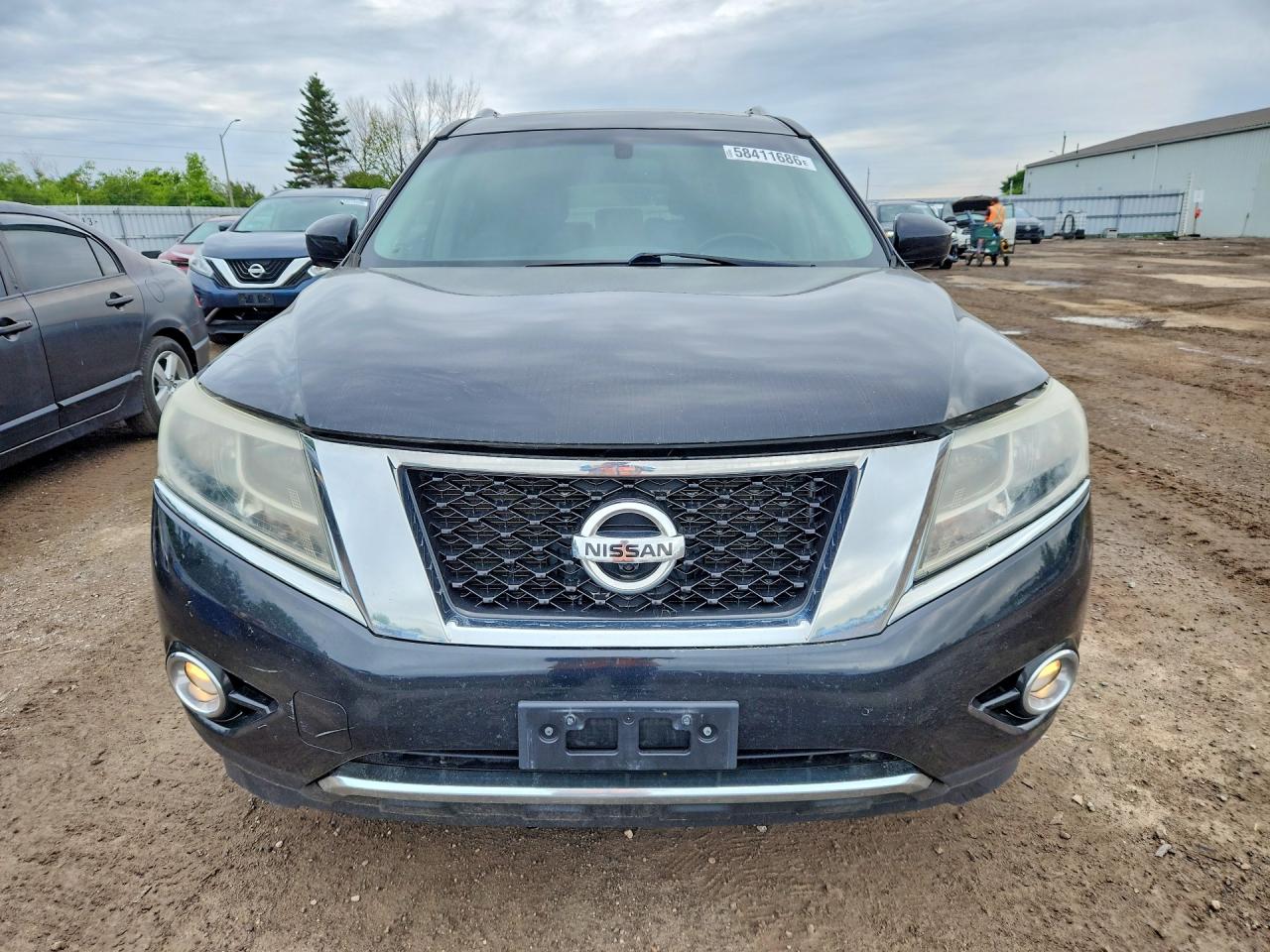 2014 Nissan Pathfinder S Черный vin: 5N1AR2MM1EC666403