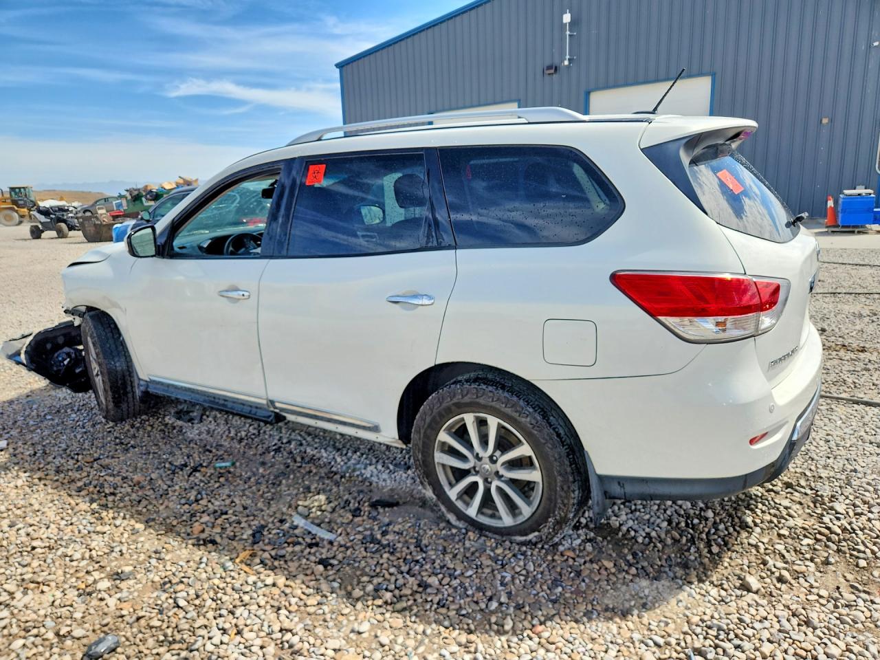 2014 Nissan Pathfinder Sl White vin: 5N1AR2MM1EC670290