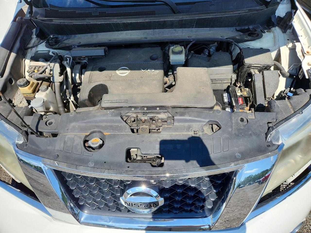 2014 Nissan Pathfinder S White vin: 5N1AR2MM1EC687333