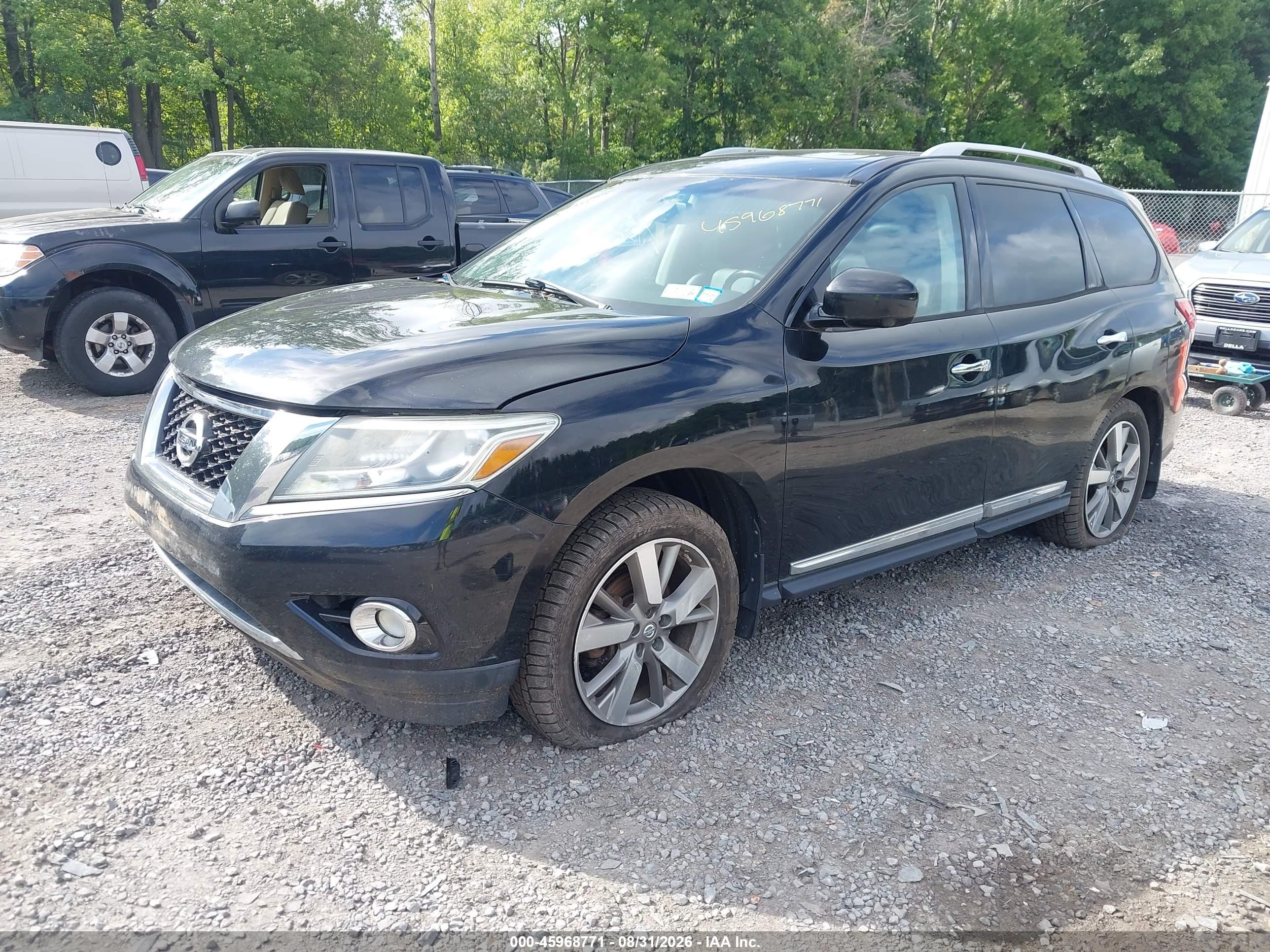 2014 Nissan Pathfinder Platinum Black vin: 5N1AR2MM1EC708973