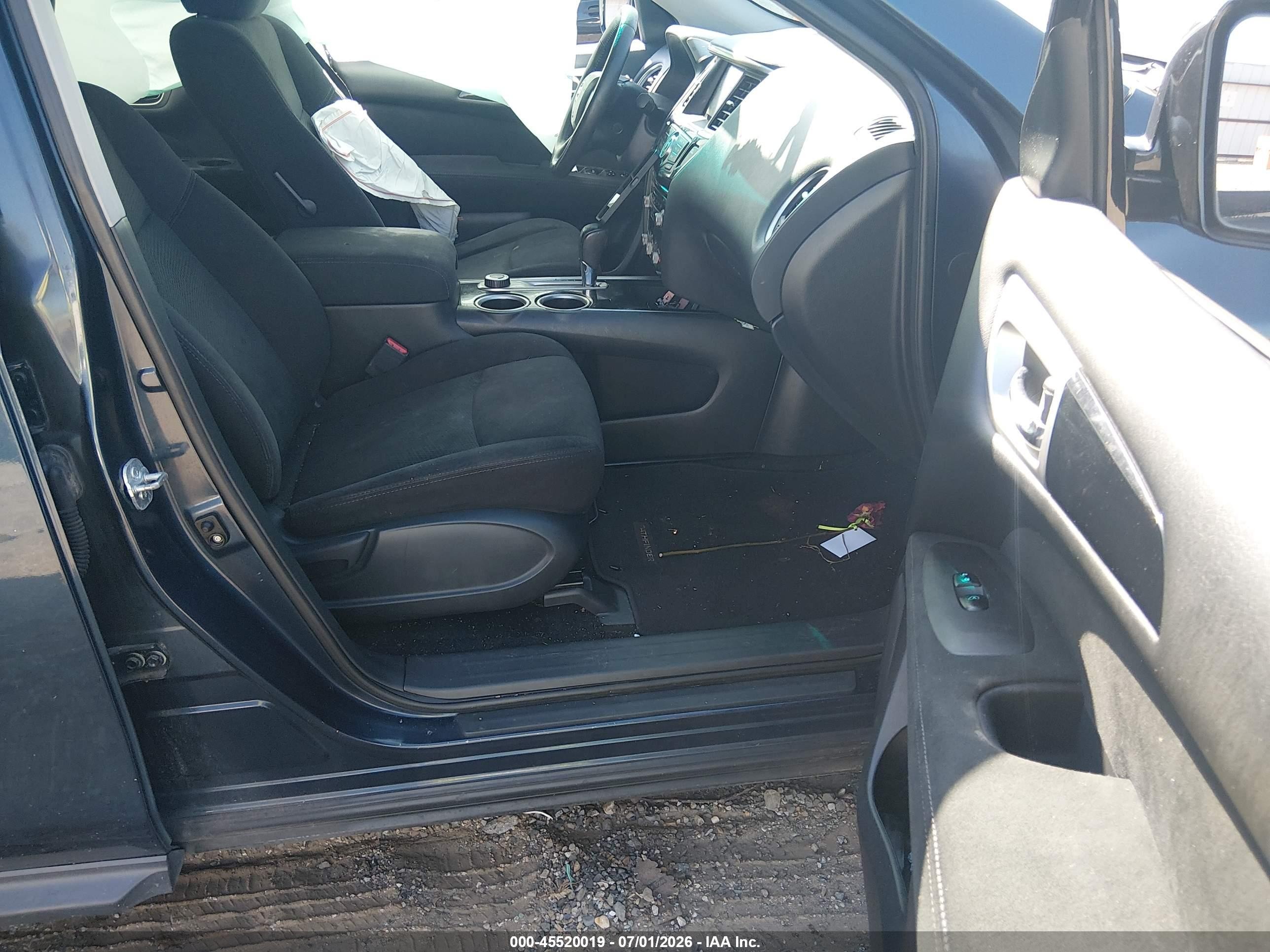 2014 Nissan Pathfinder Sv Dark Blue vin: 5N1AR2MM1EC712487