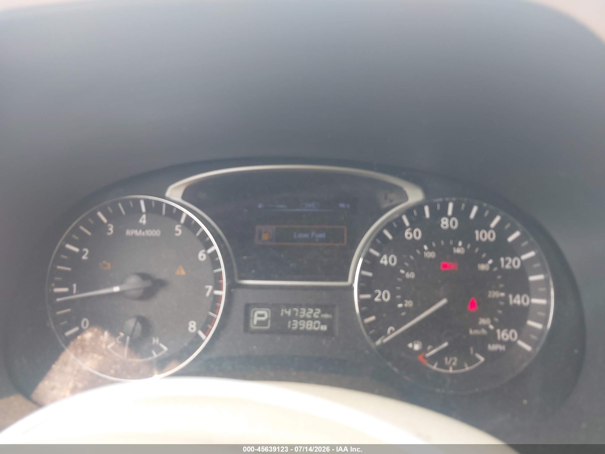 2014 Nissan Pathfinder Sl Gray vin: 5N1AR2MM1EC721805