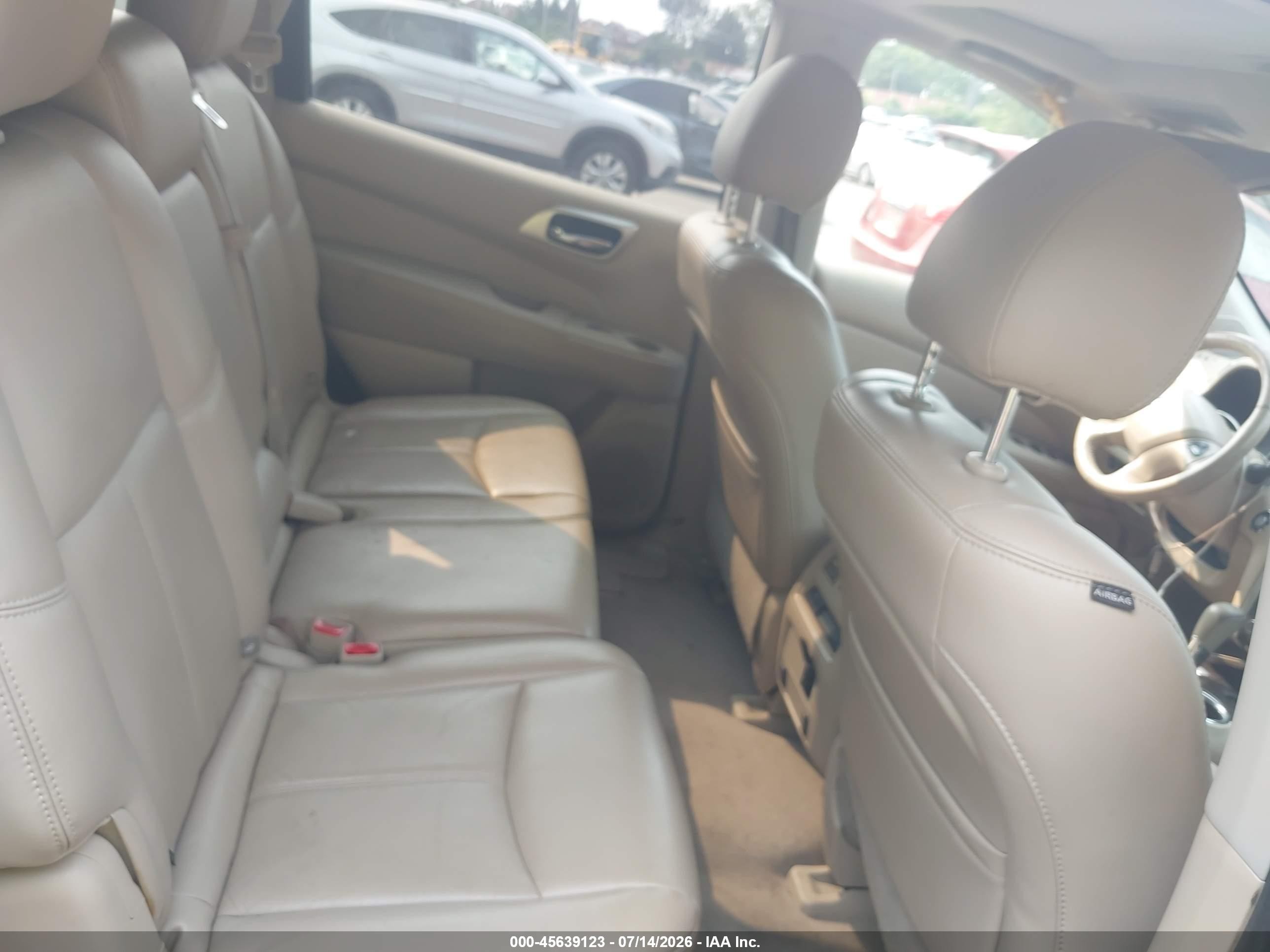 2014 Nissan Pathfinder Sl Gray vin: 5N1AR2MM1EC721805