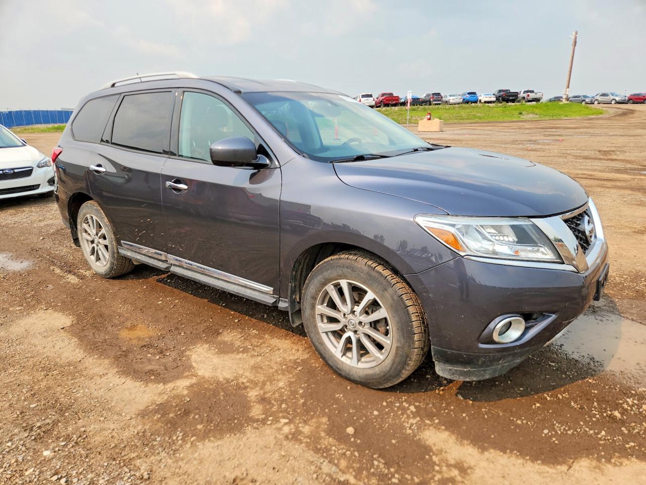 2014 Nissan Pathfinder S Gray vin: 5N1AR2MM1EC732724