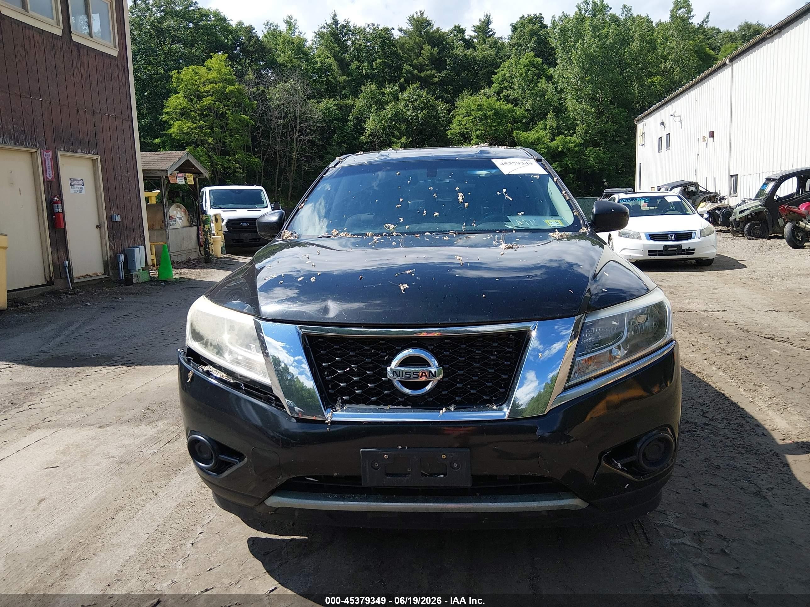 2015 Nissan Pathfinder S Черный vin: 5N1AR2MM1FC602069