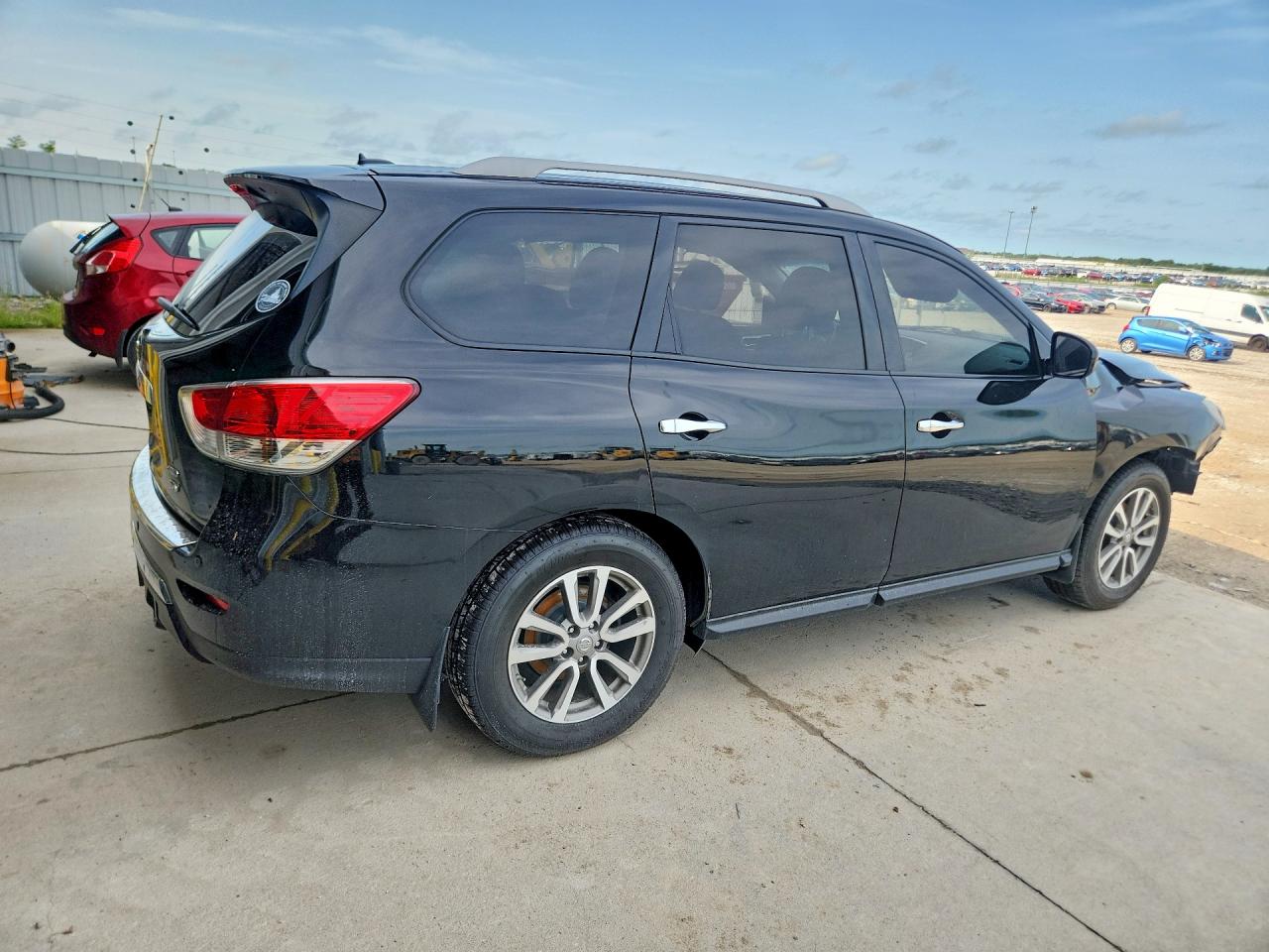 2015 Nissan Pathfinder Sv Black vin: 5N1AR2MM1FC605991