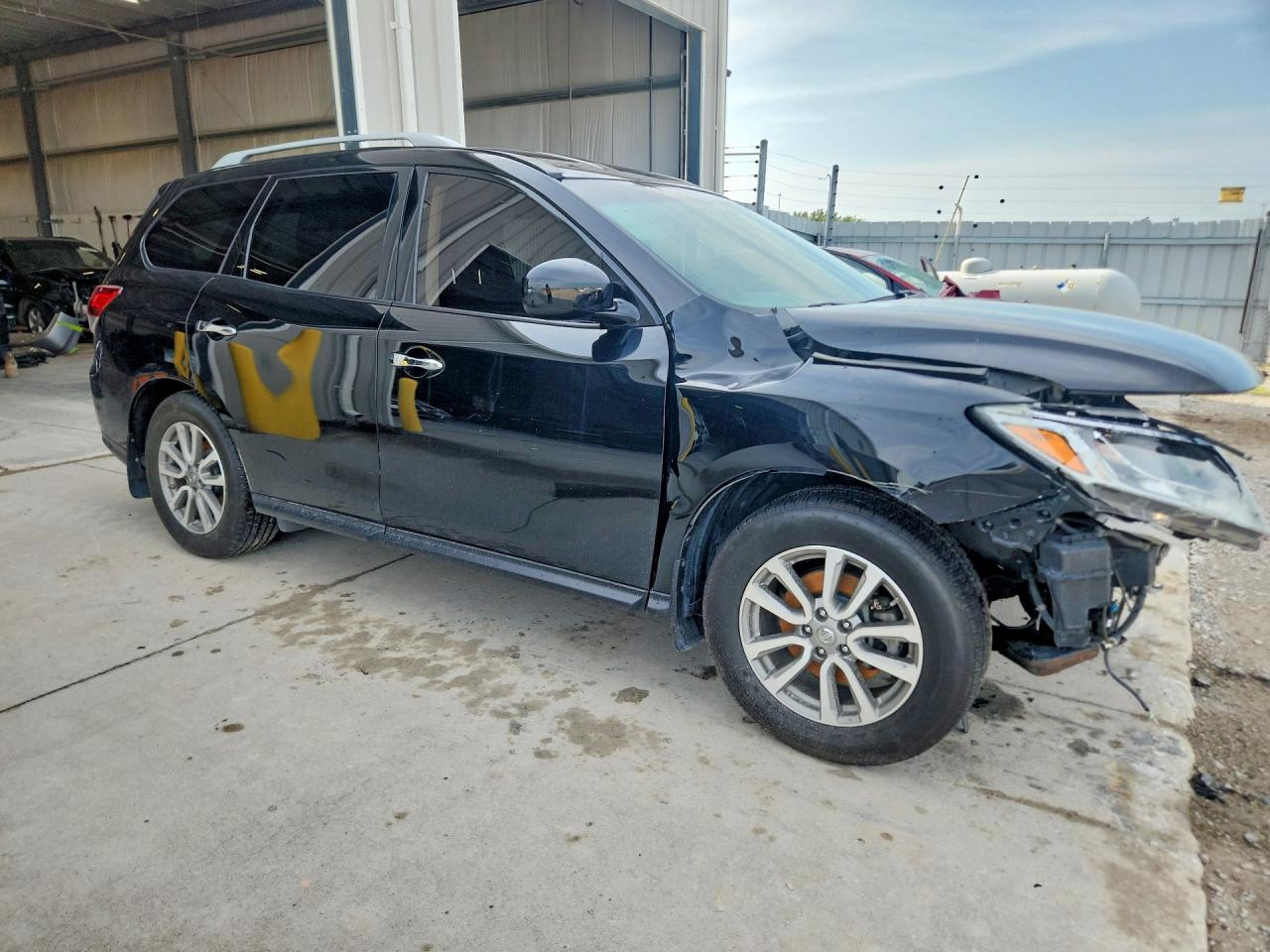 2015 Nissan Pathfinder Sv Black vin: 5N1AR2MM1FC605991