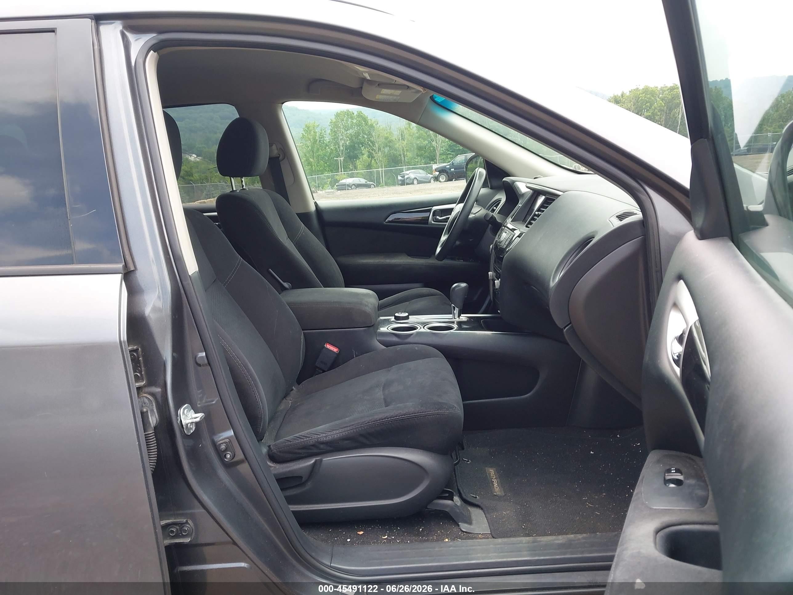 2015 Nissan Pathfinder S Gray vin: 5N1AR2MM1FC624864