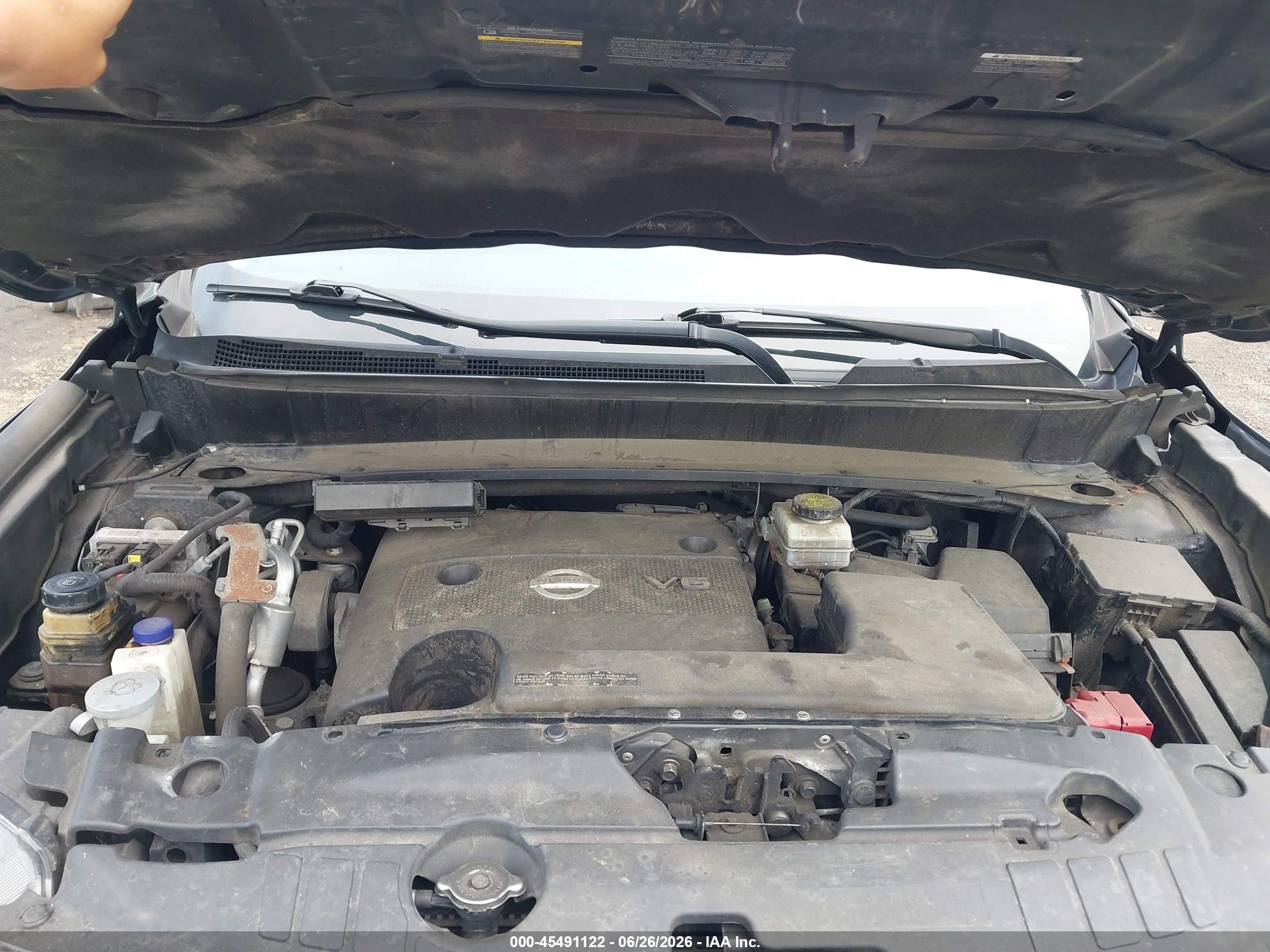 2015 Nissan Pathfinder S Gray vin: 5N1AR2MM1FC624864