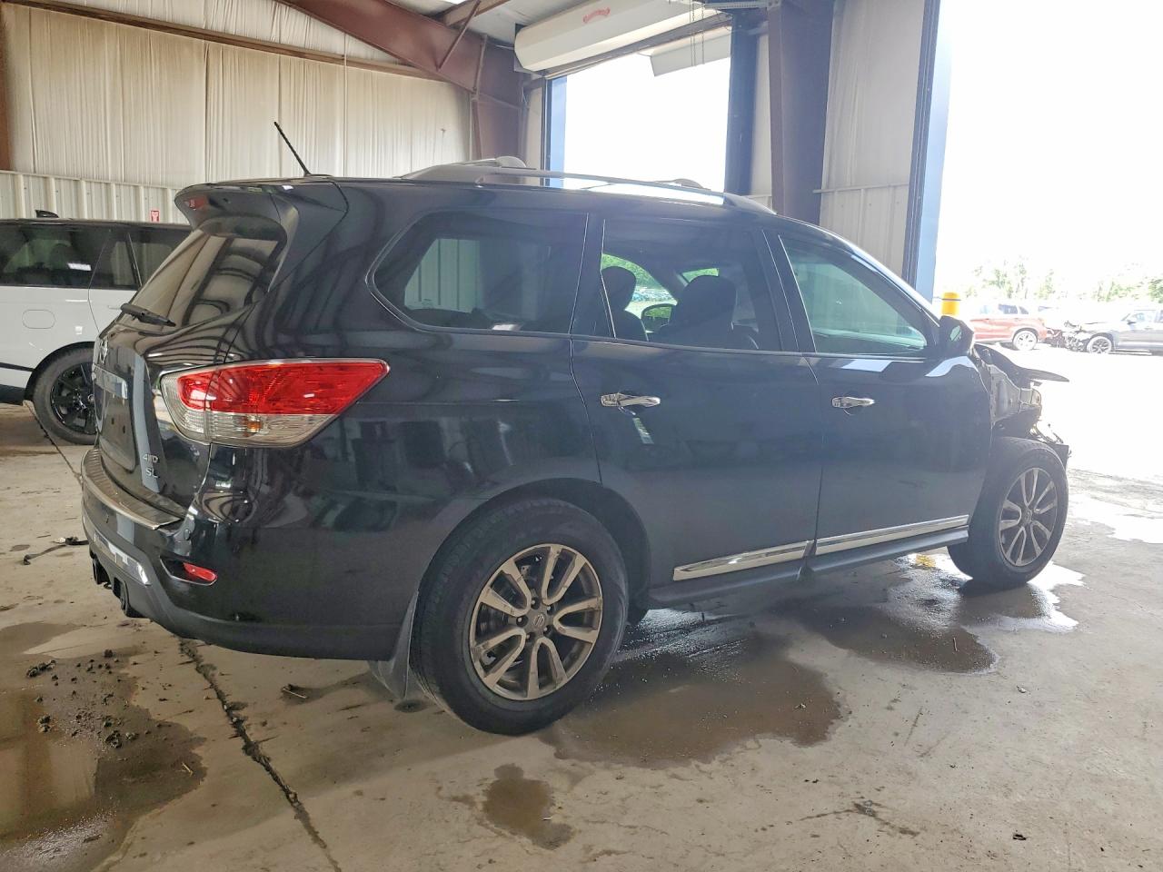 2015 Nissan Pathfinder Sl Black vin: 5N1AR2MM1FC630101