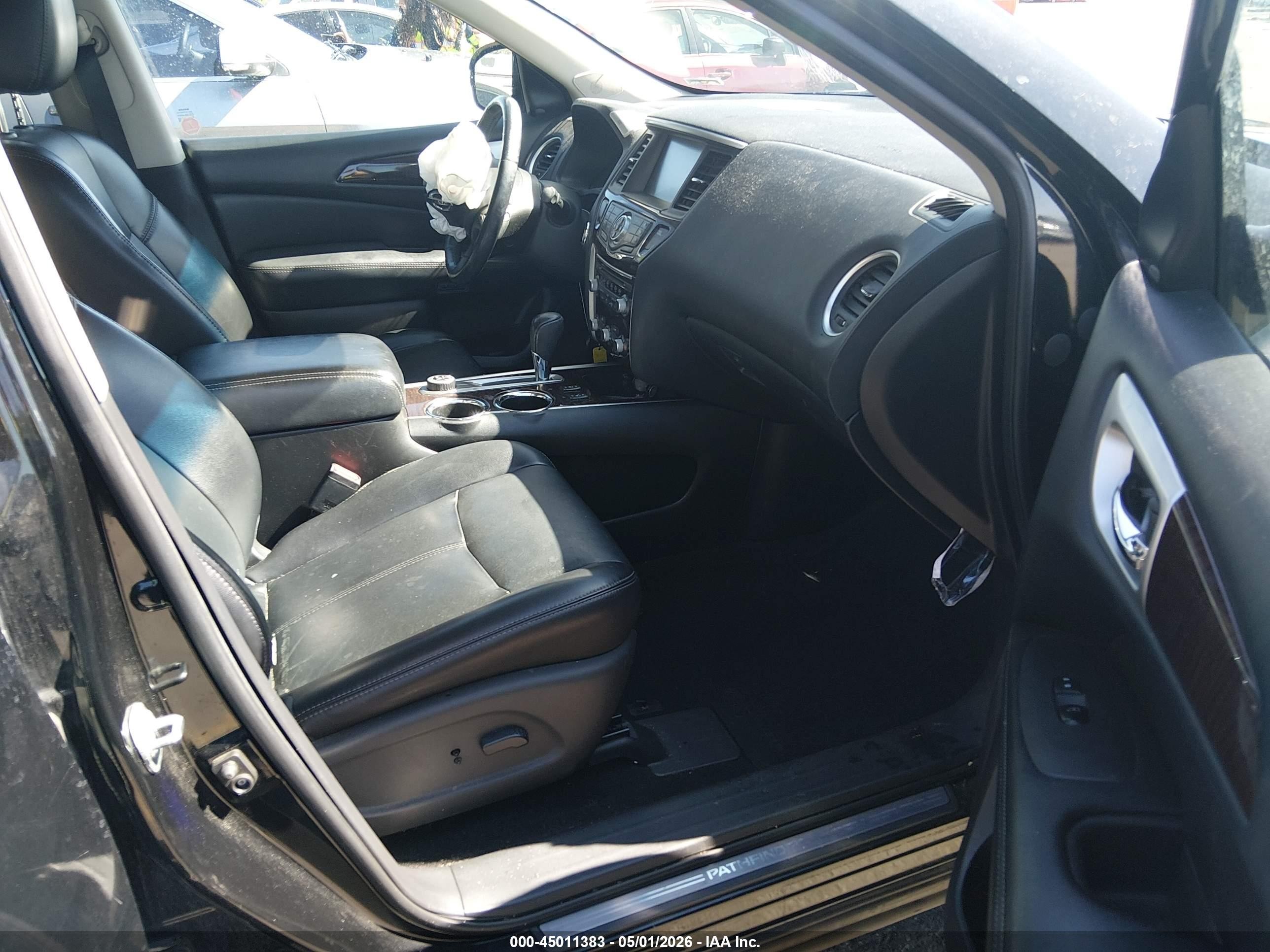 2015 Nissan Pathfinder Platinum/s/sl/sv Black vin: 5N1AR2MM1FC648792
