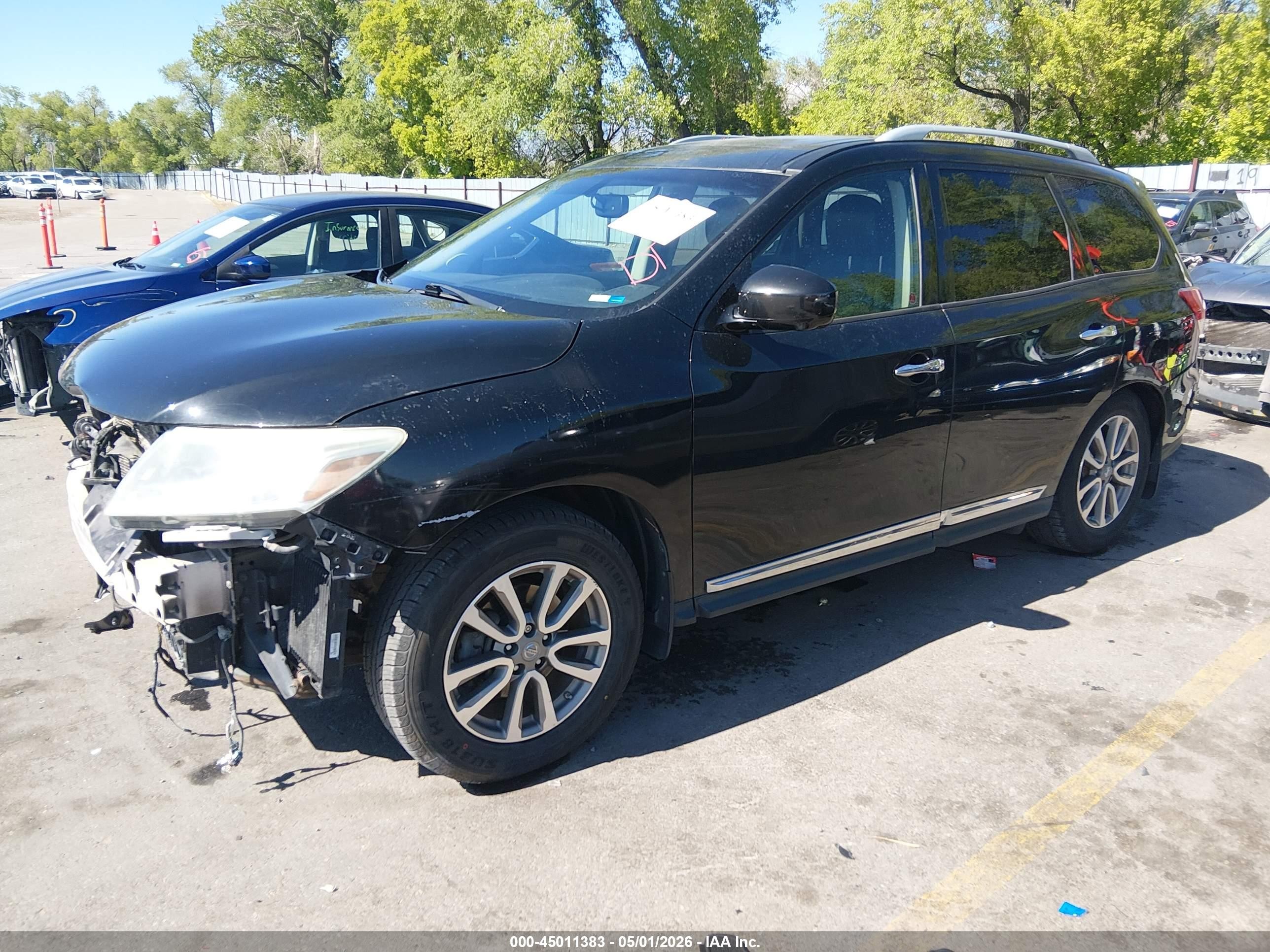 2015 Nissan Pathfinder Platinum/s/sl/sv Black vin: 5N1AR2MM1FC648792