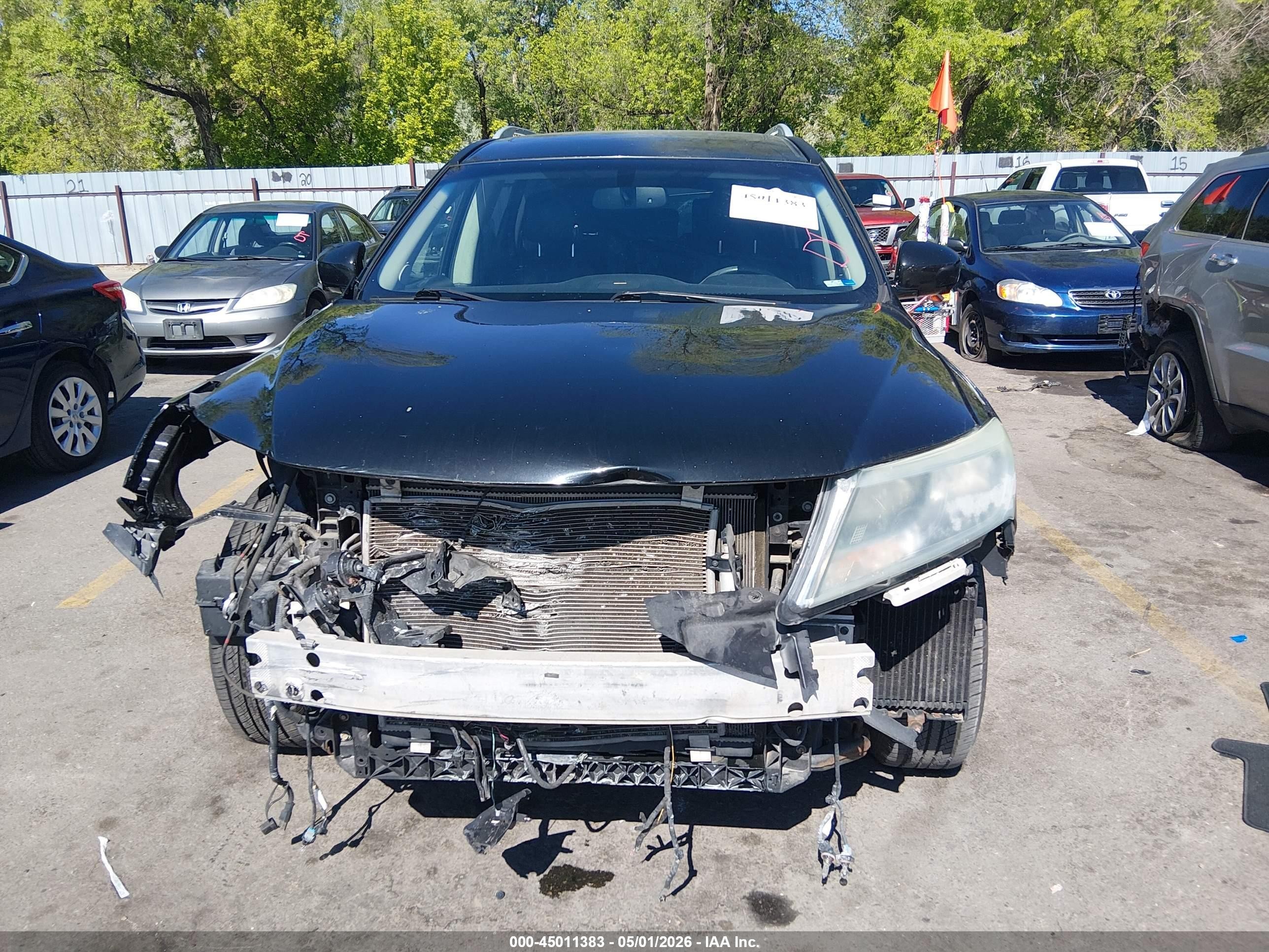 2015 Nissan Pathfinder Platinum/s/sl/sv Black vin: 5N1AR2MM1FC648792