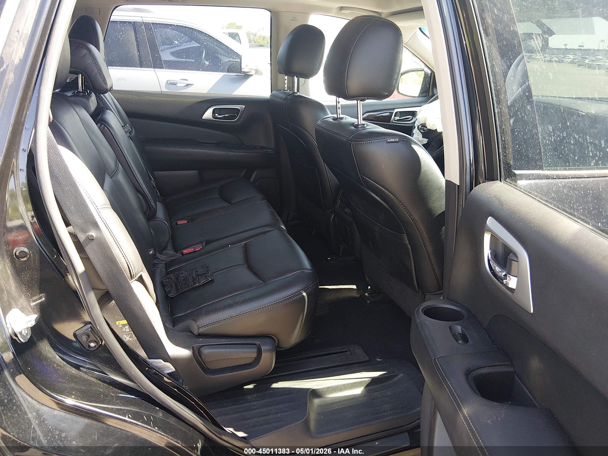 2015 Nissan Pathfinder Platinum/s/sl/sv Black vin: 5N1AR2MM1FC648792