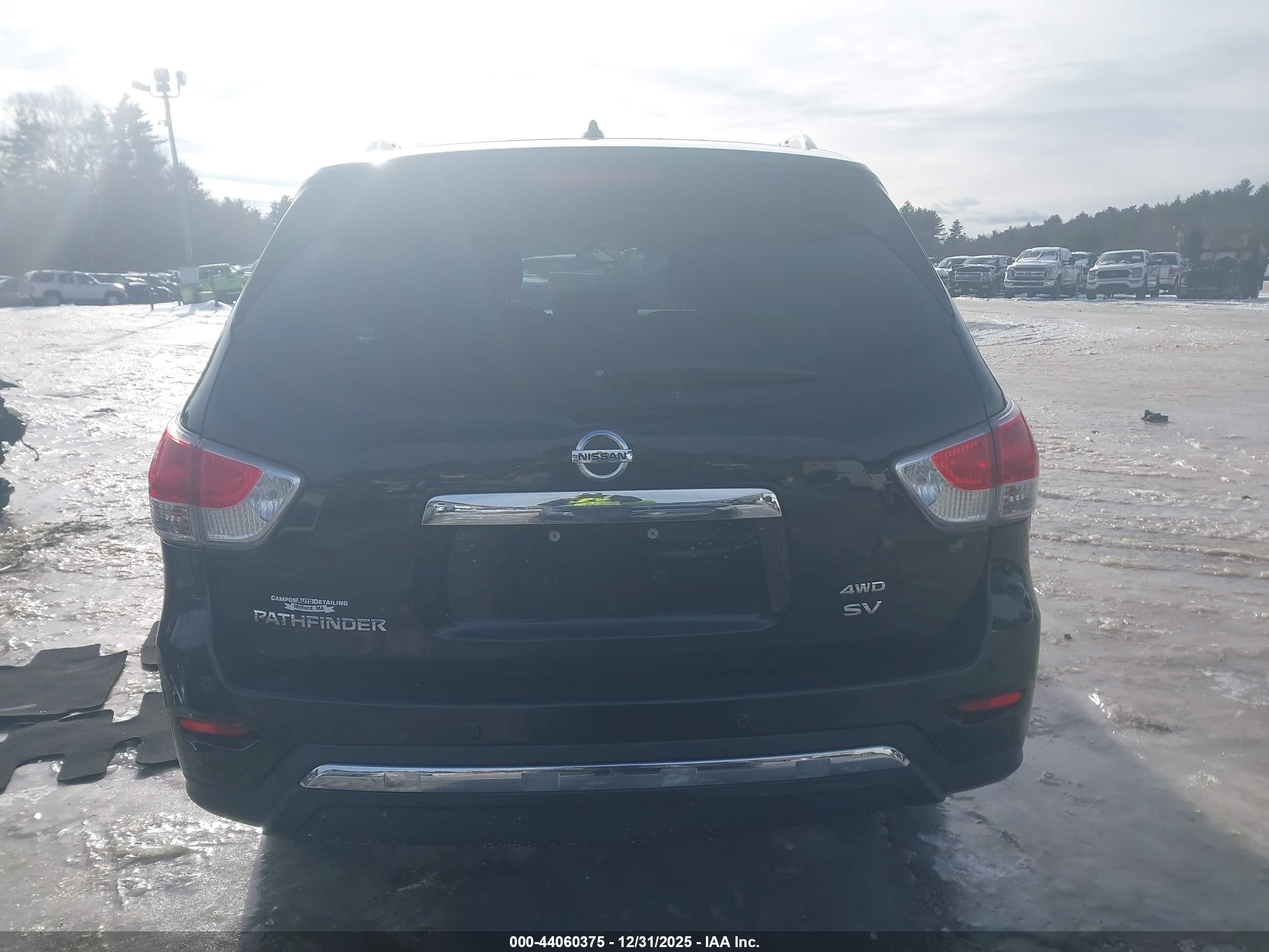 2015 Nissan Pathfinder Platinum/s/sl/sv Black vin: 5N1AR2MM1FC652549