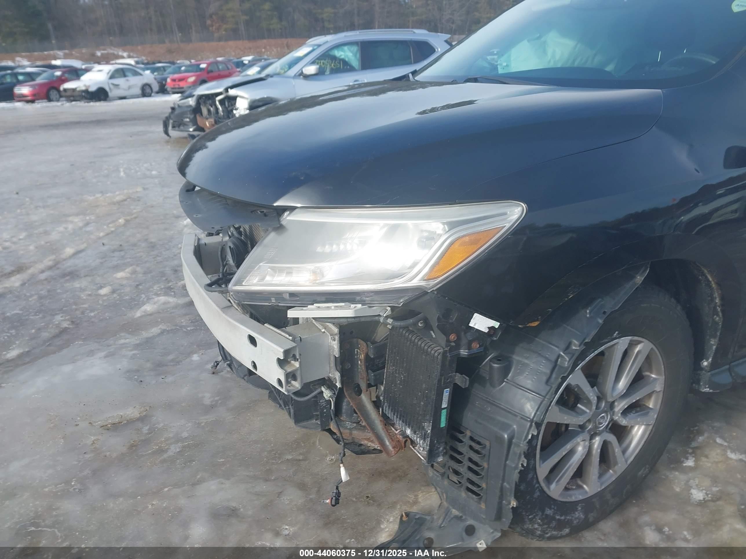 2015 Nissan Pathfinder Platinum/s/sl/sv Black vin: 5N1AR2MM1FC652549