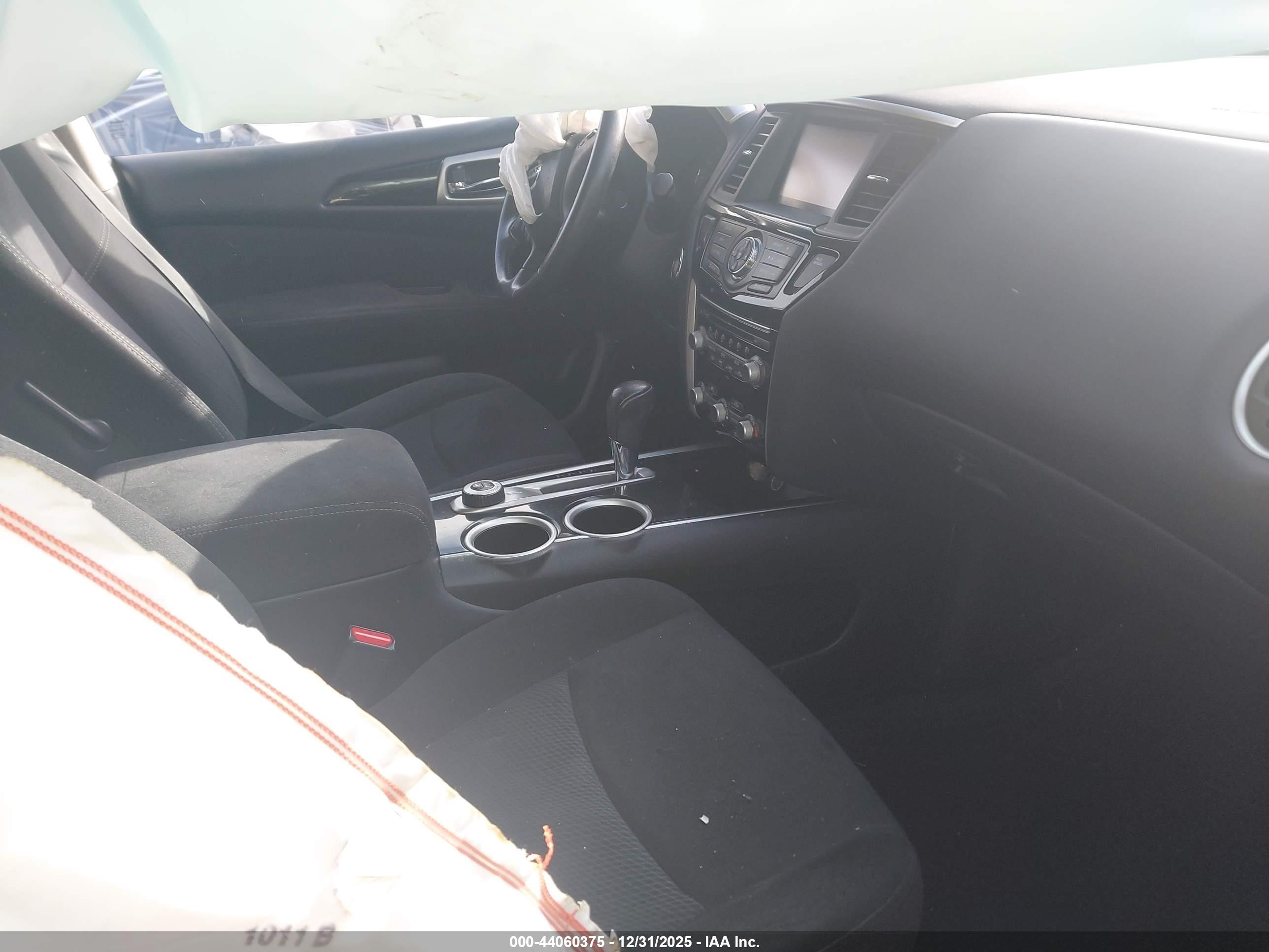 2015 Nissan Pathfinder Platinum/s/sl/sv Black vin: 5N1AR2MM1FC652549