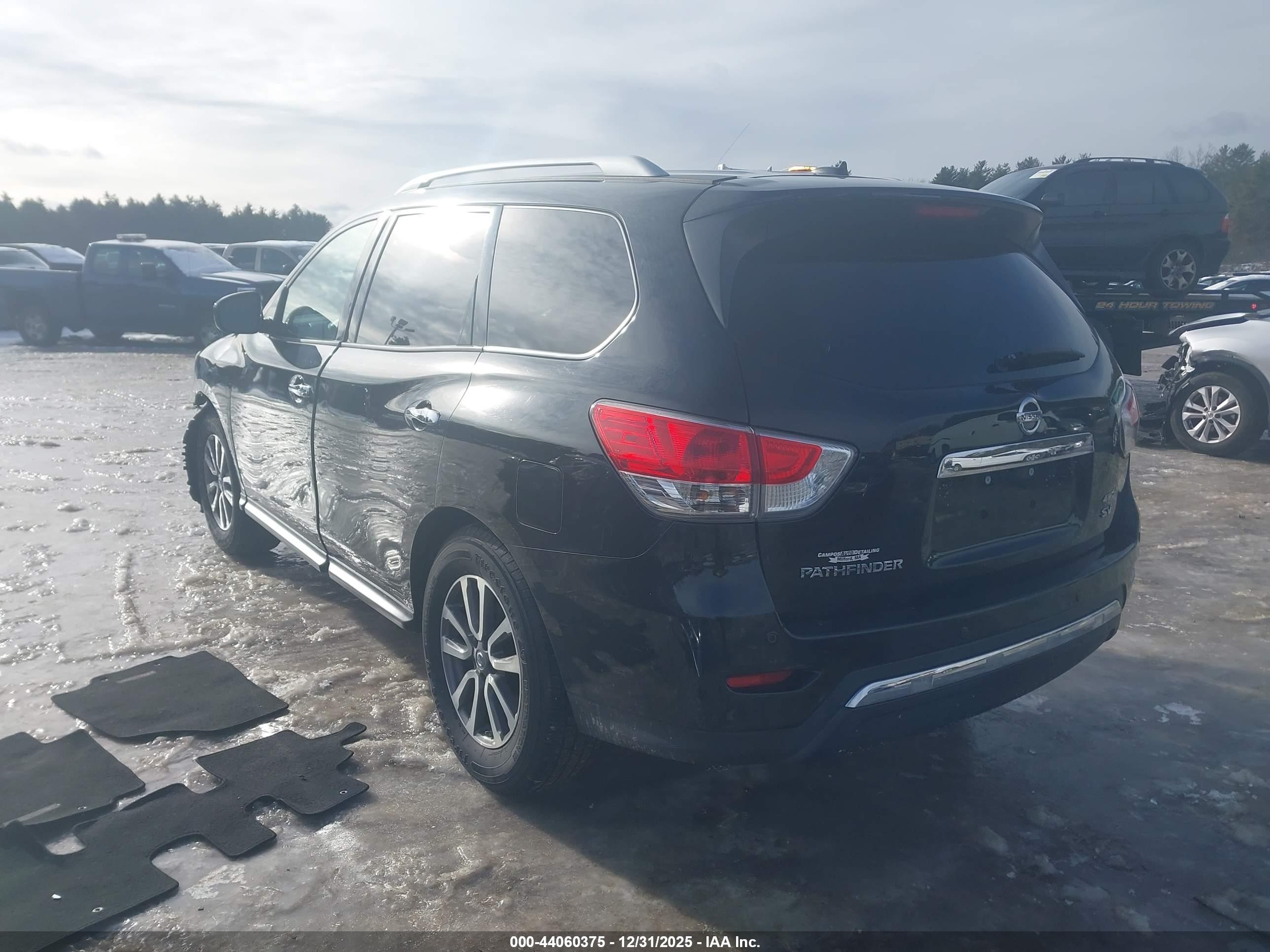 2015 Nissan Pathfinder Platinum/s/sl/sv Black vin: 5N1AR2MM1FC652549