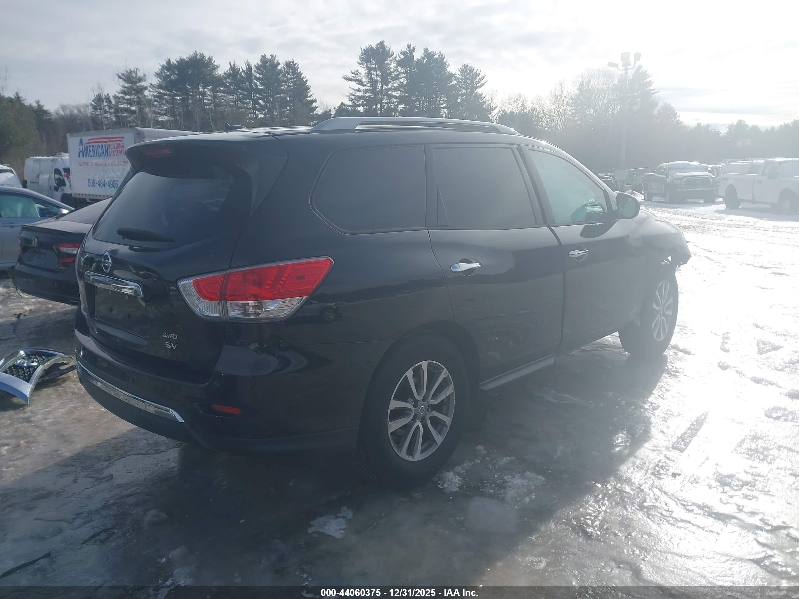 2015 Nissan Pathfinder Platinum/s/sl/sv Black vin: 5N1AR2MM1FC652549