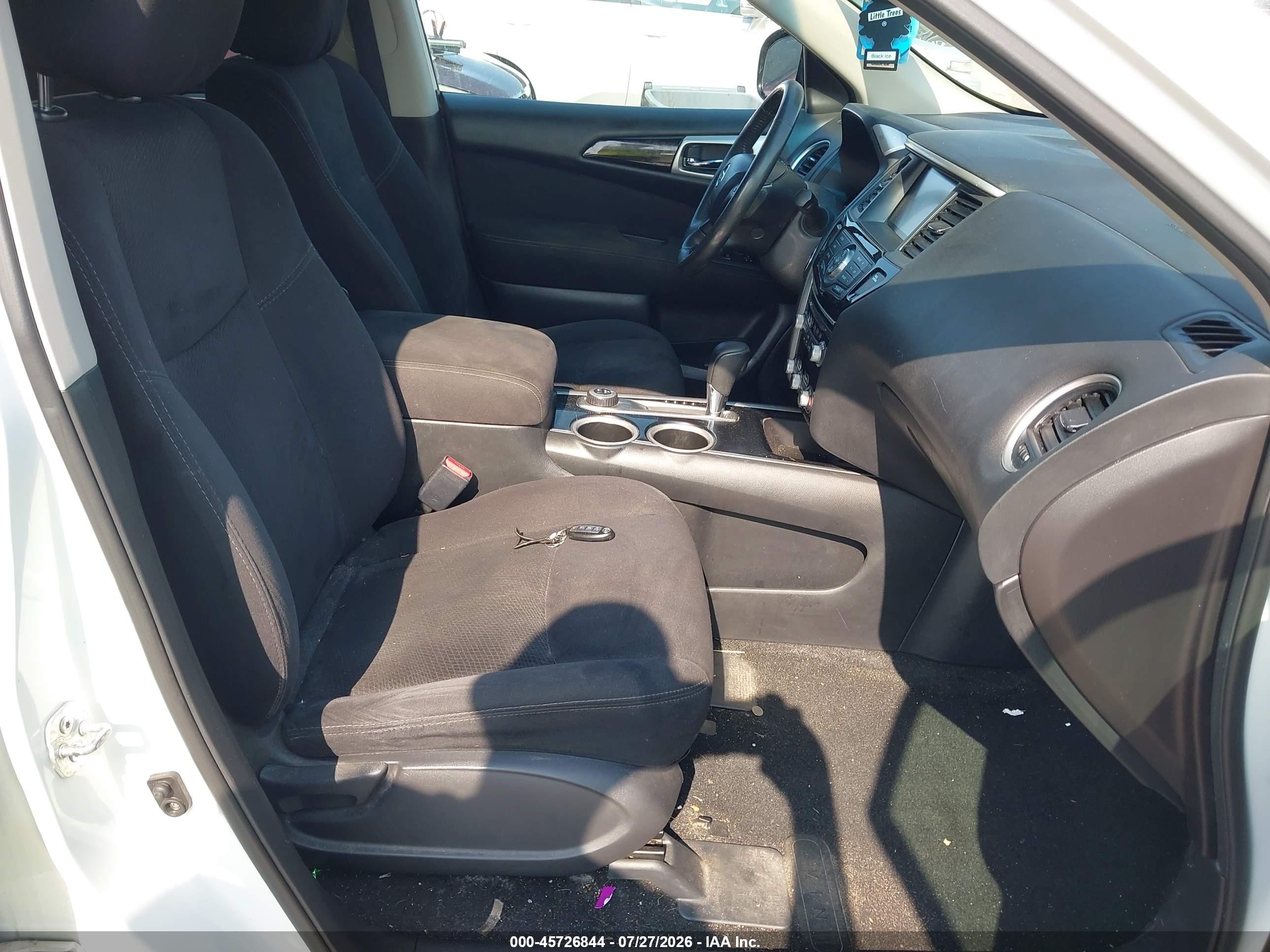 2015 Nissan Pathfinder Platinum/s/sl/sv White vin: 5N1AR2MM1FC656665