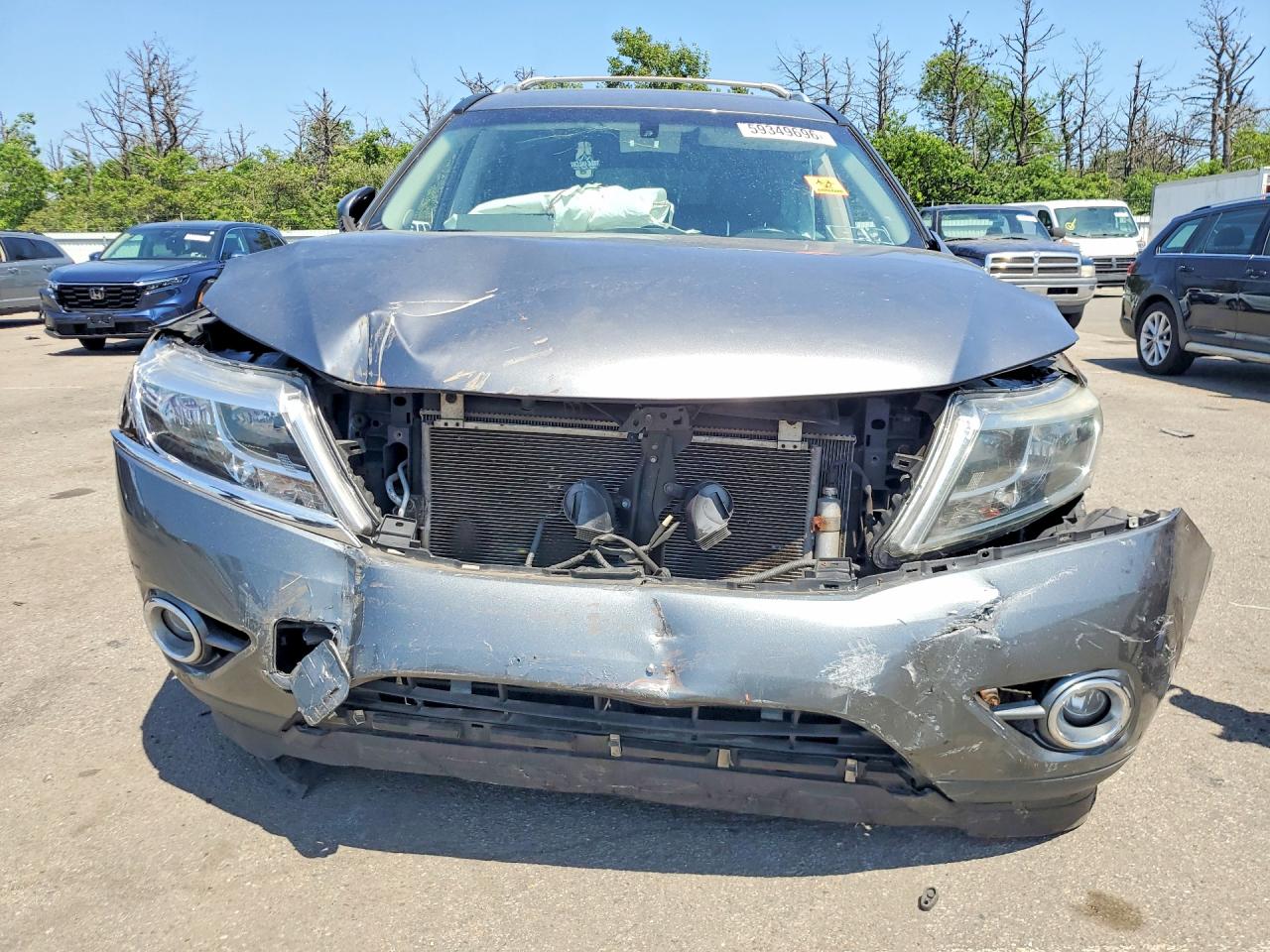 2015 Nissan Pathfinder 4x4 S/sv/ Charcoal vin: 5N1AR2MM1FC684420
