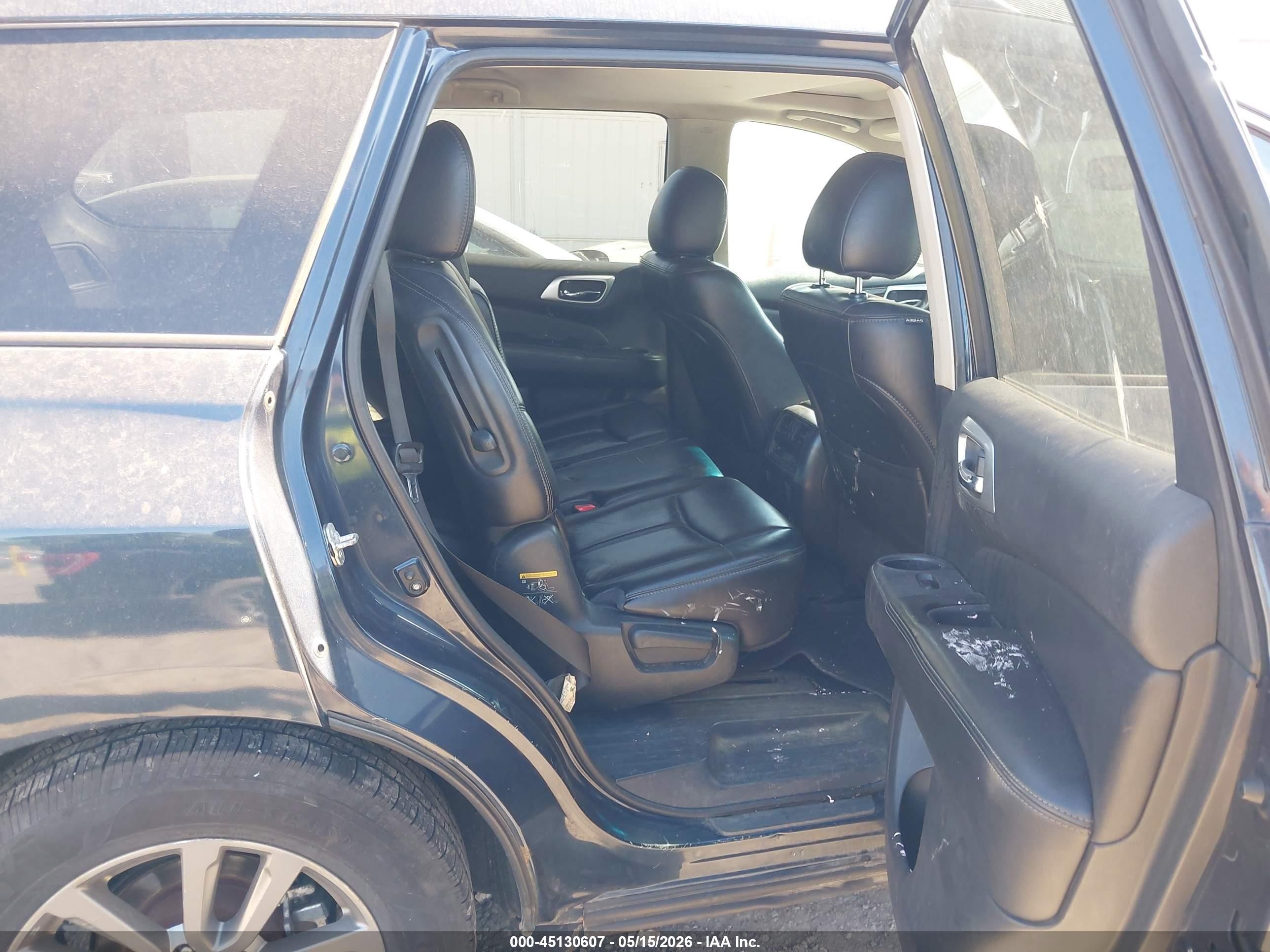 2015 Nissan Pathfinder Platinum/s/sl/sv Blue vin: 5N1AR2MM1FC689018