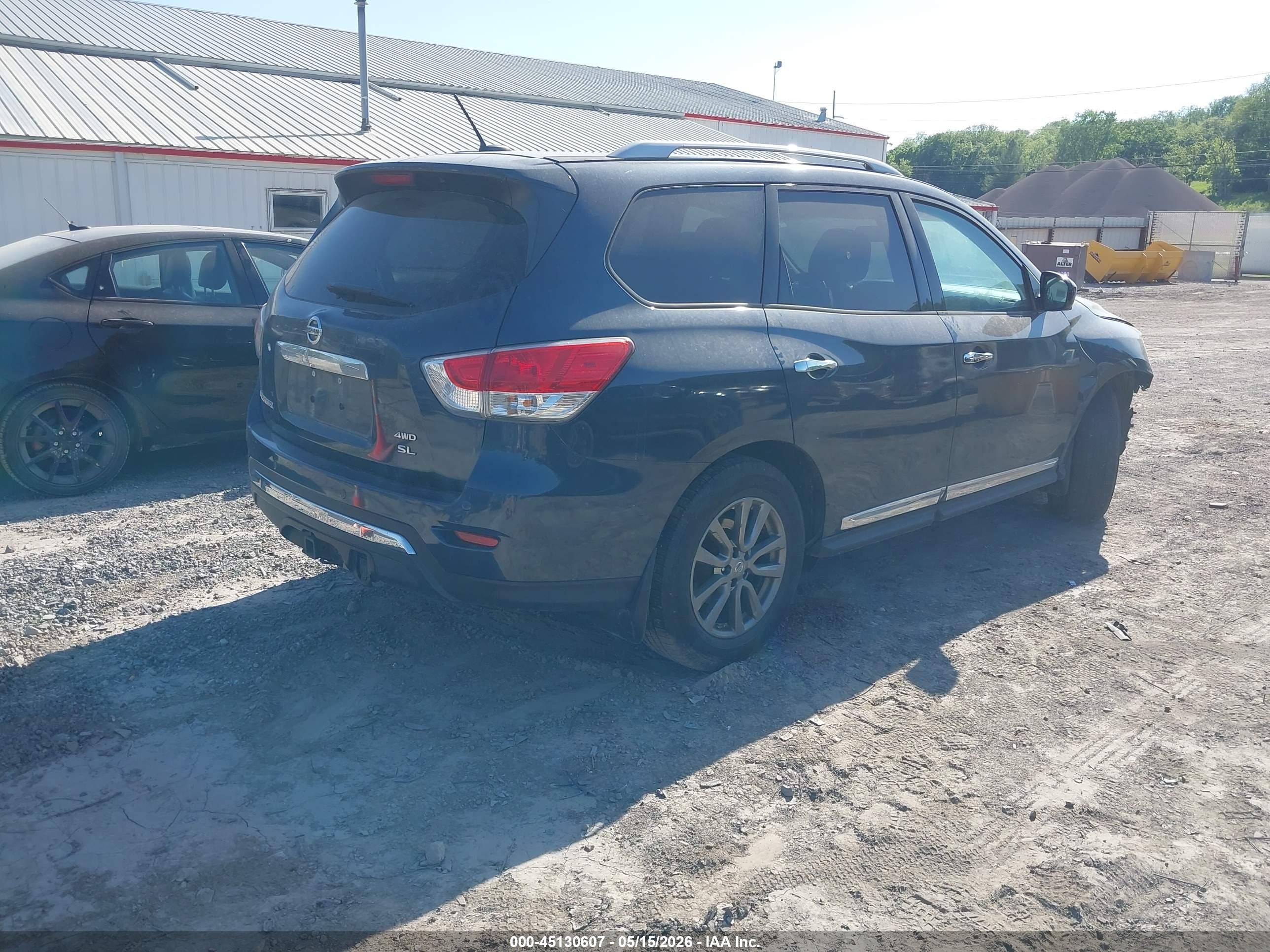 2015 Nissan Pathfinder Platinum/s/sl/sv Blue vin: 5N1AR2MM1FC689018