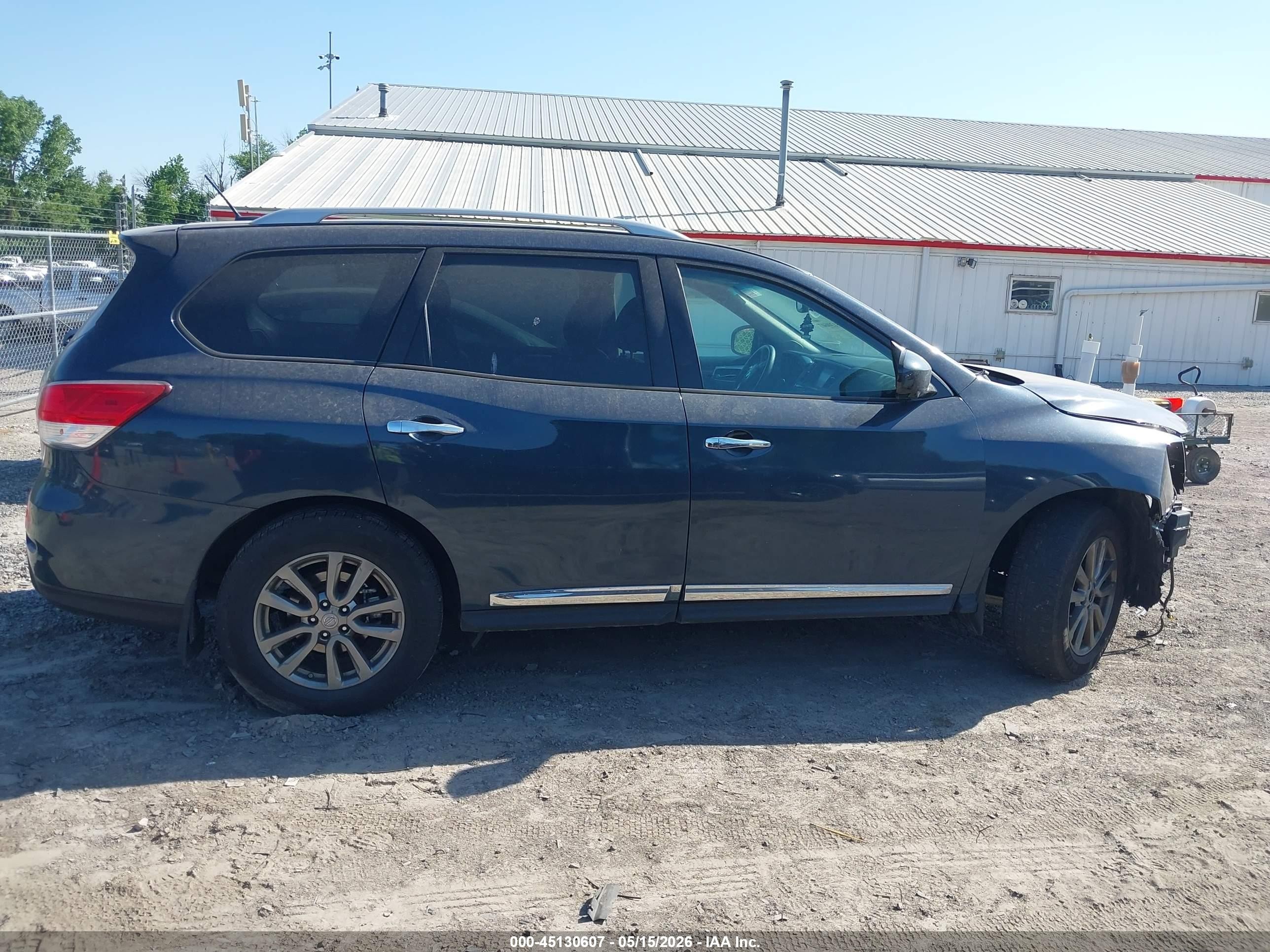 2015 Nissan Pathfinder Platinum/s/sl/sv Blue vin: 5N1AR2MM1FC689018