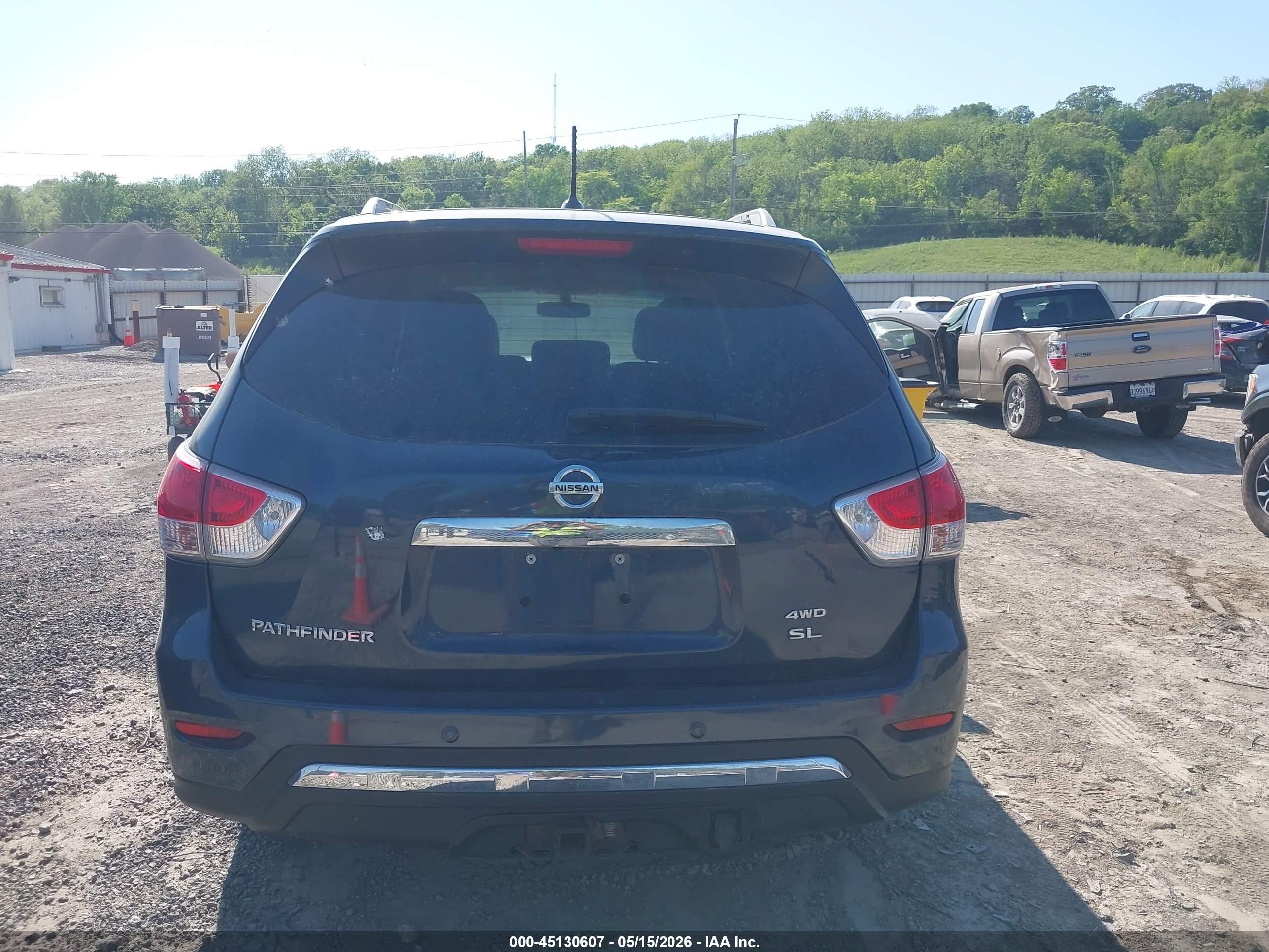 2015 Nissan Pathfinder Platinum/s/sl/sv Blue vin: 5N1AR2MM1FC689018