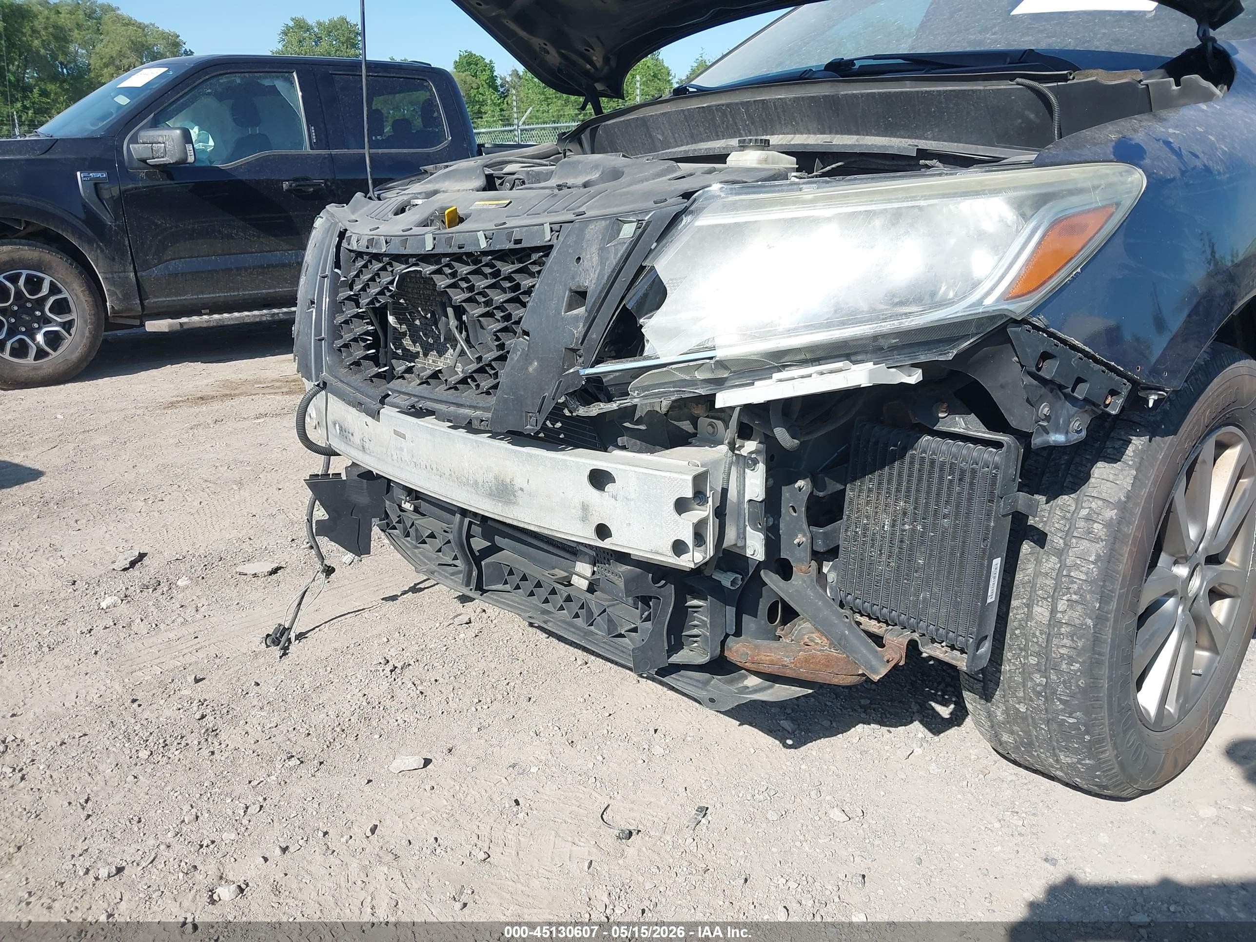 2015 Nissan Pathfinder Platinum/s/sl/sv Blue vin: 5N1AR2MM1FC689018