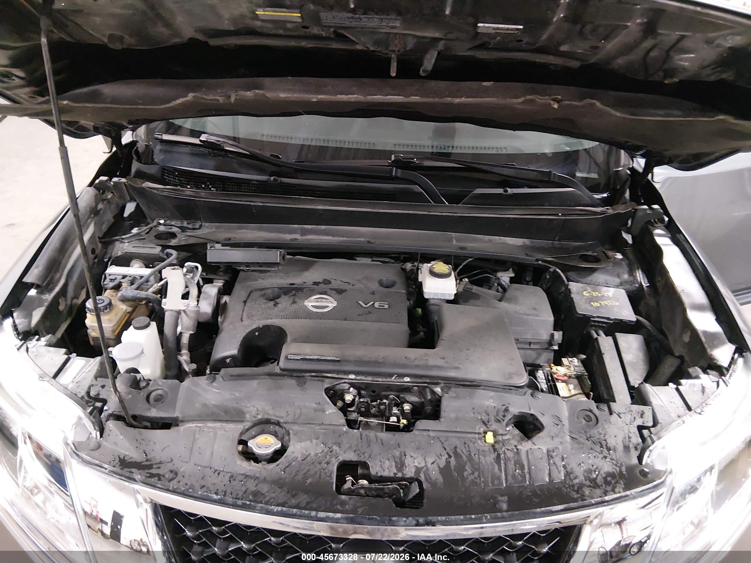 2015 Nissan Pathfinder S Gray vin: 5N1AR2MM1FC703399