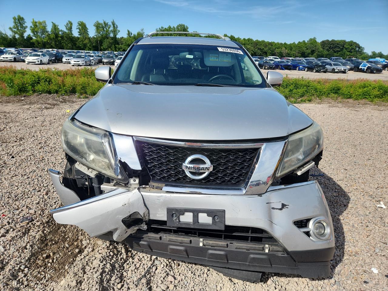 2015 Nissan Pathfinder Sl Silver vin: 5N1AR2MM1FC707761