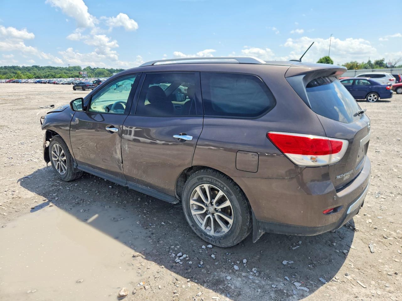 2015 Nissan Pathfinder Sv Gray vin: 5N1AR2MM1FC721076