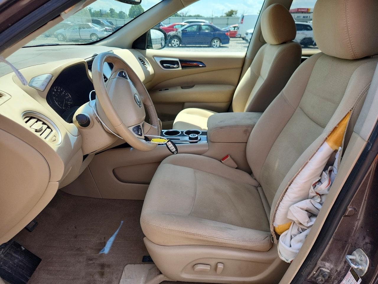 2015 Nissan Pathfinder Sv Gray vin: 5N1AR2MM1FC721076