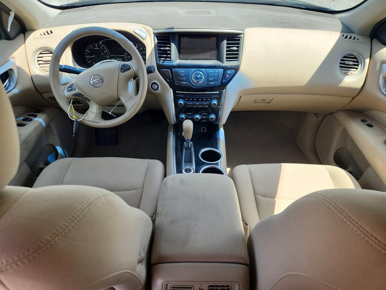 2015 Nissan Pathfinder Sv Gray vin: 5N1AR2MM1FC721076